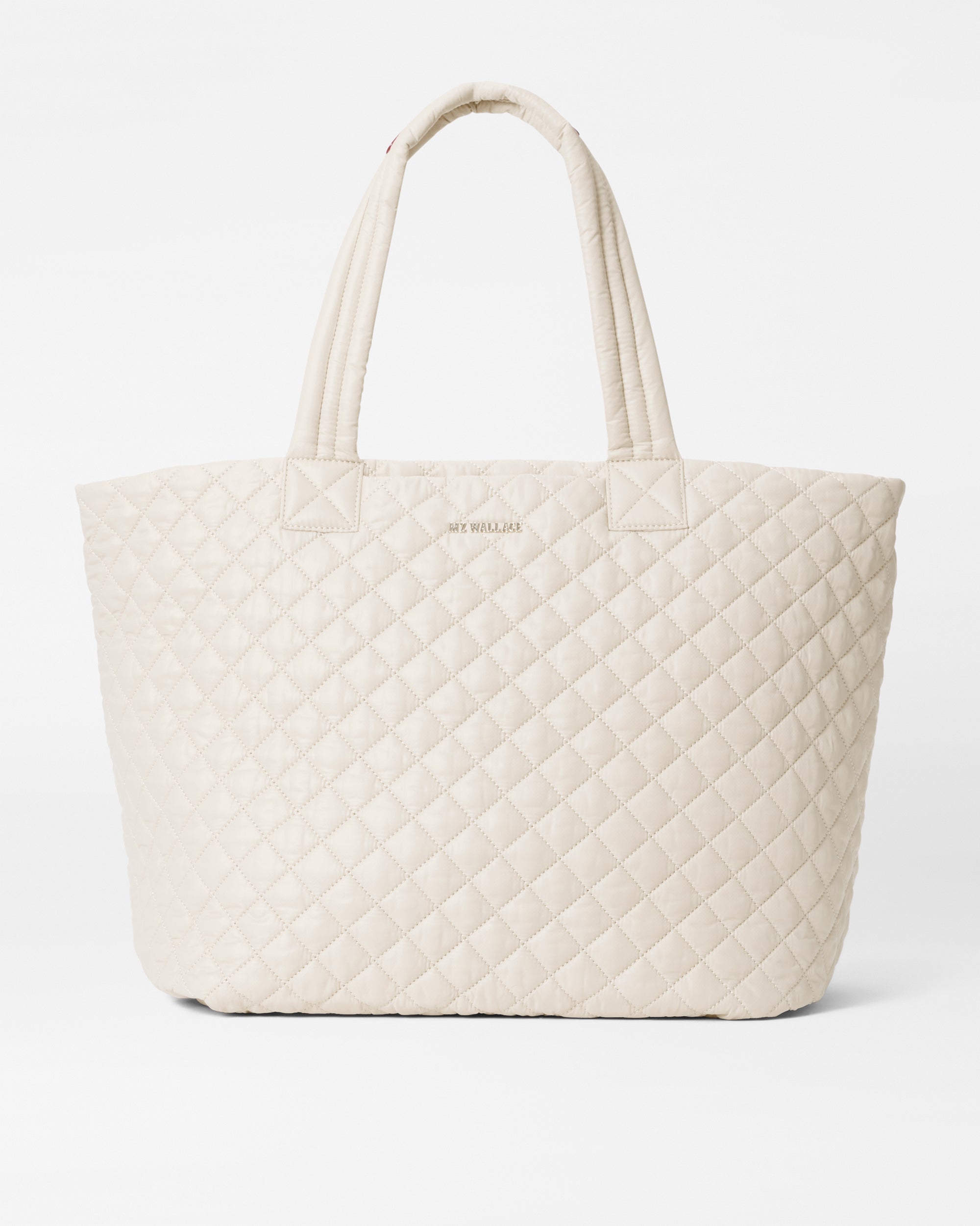 Deluxe Large Metro Quilted Tote Bag in Sandshell | MZ Wallace