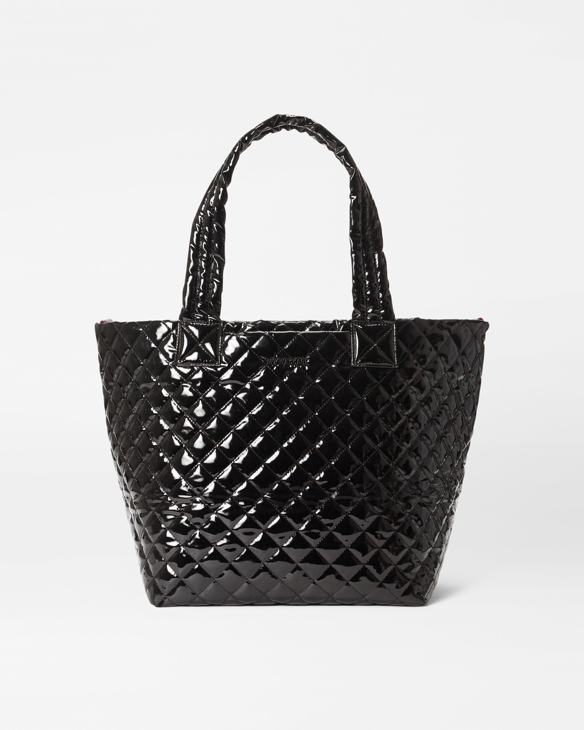 Black Lacquer Medium Metro Tote Deluxe