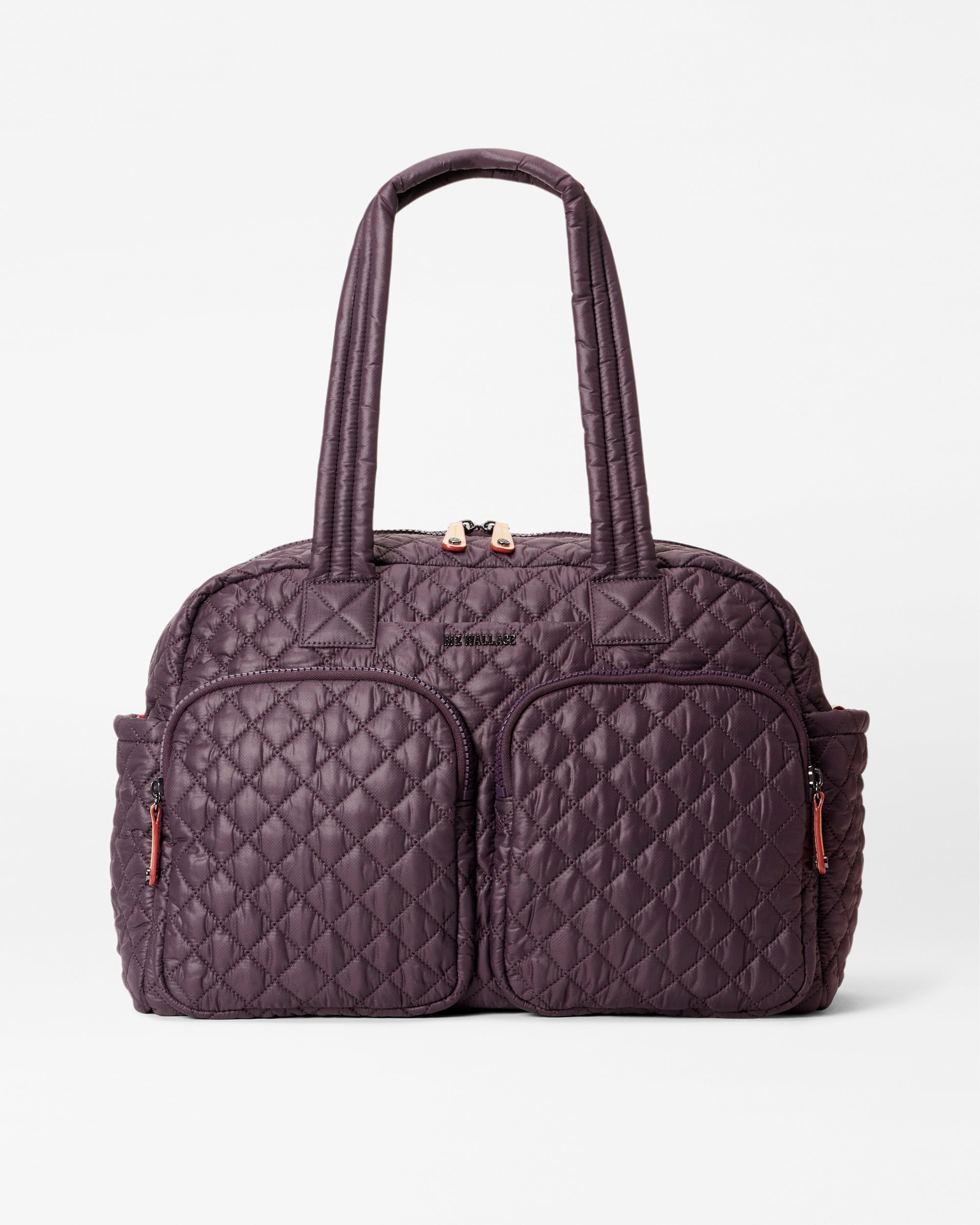 MZ Wallace Raisin Madison Shoulder Bag in Purple