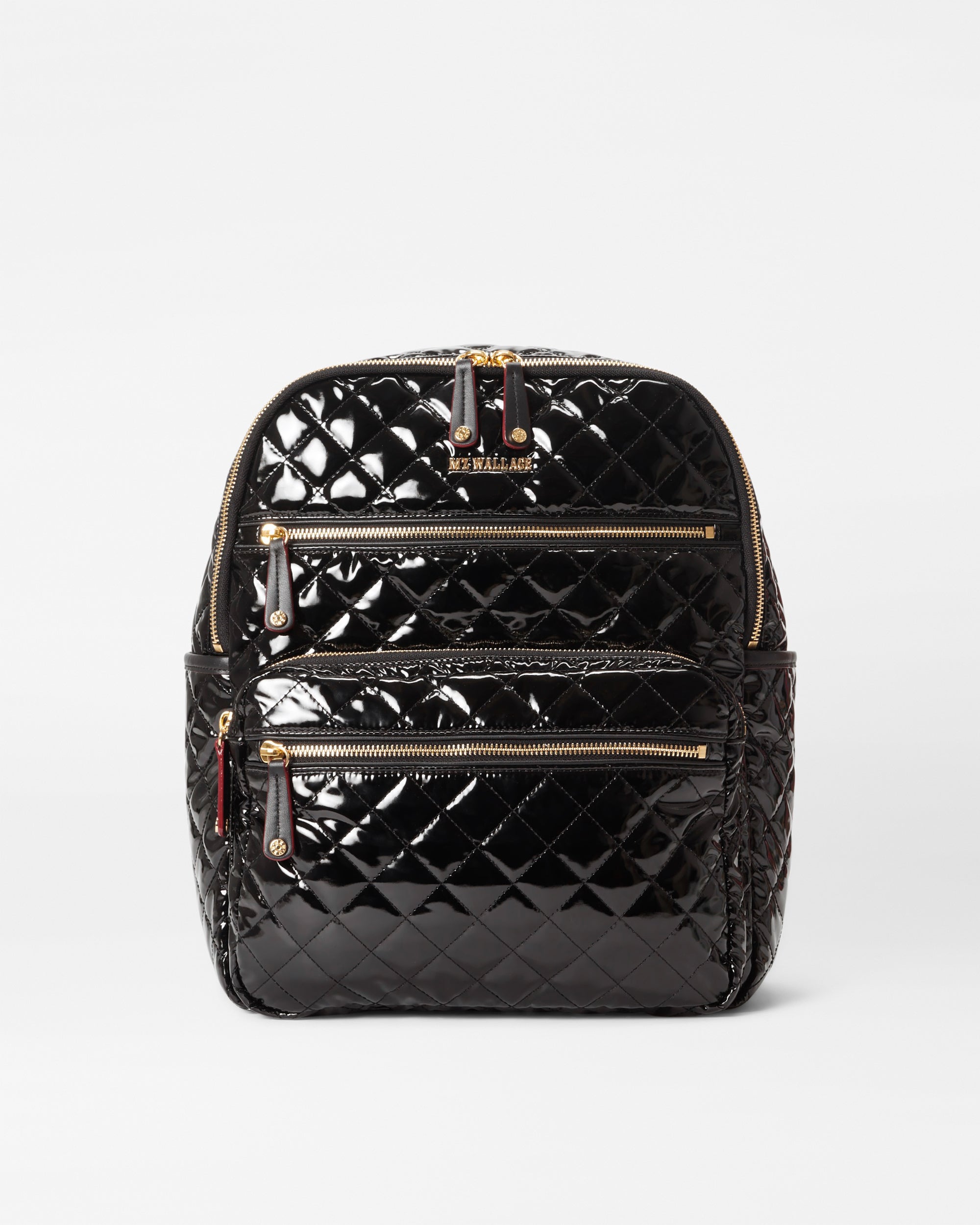 Mz wallace black discount lacquer metro backpack