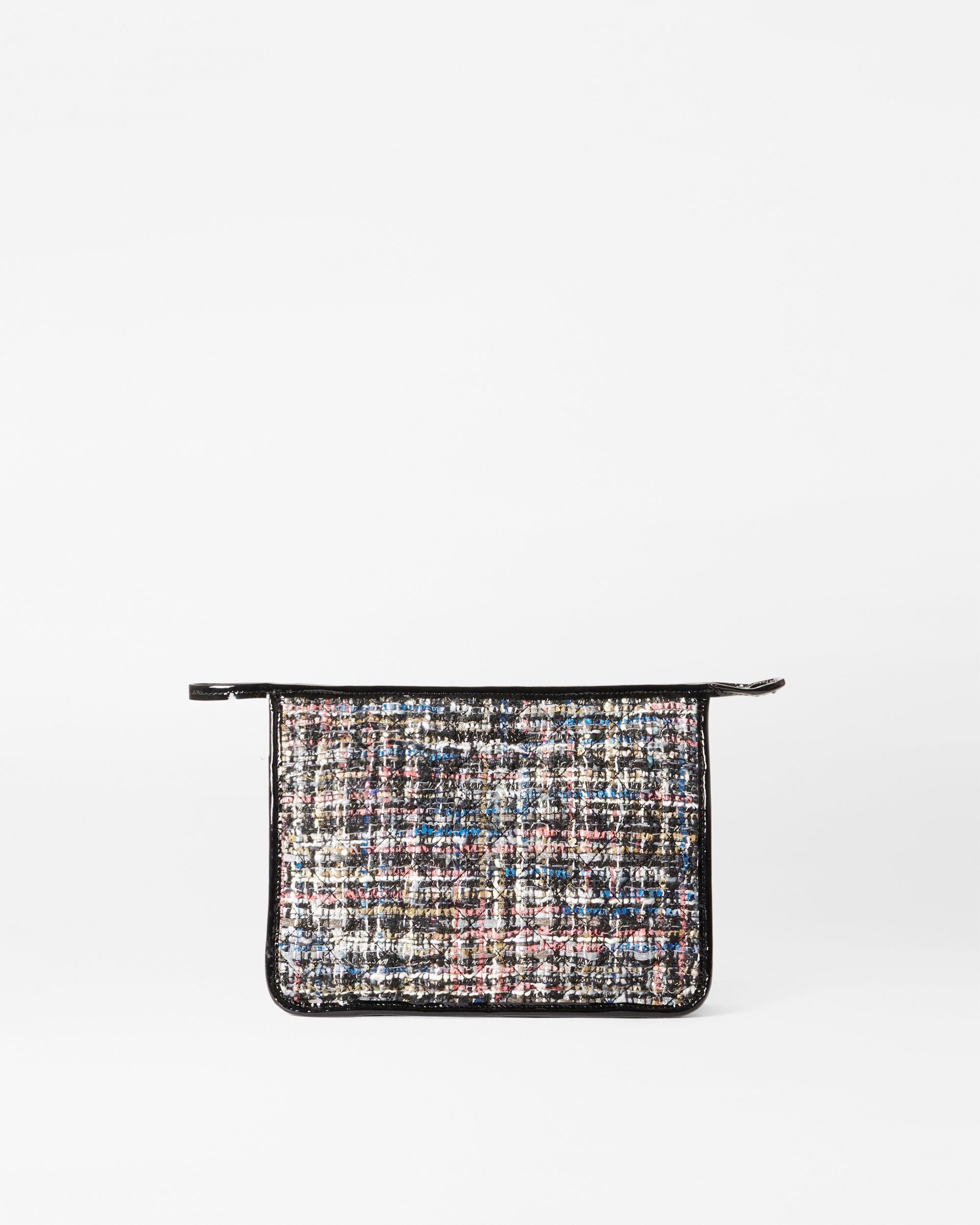 Metro Clutch Travel Bag in Midnigth Sparkle Boucle | MZ Wallace