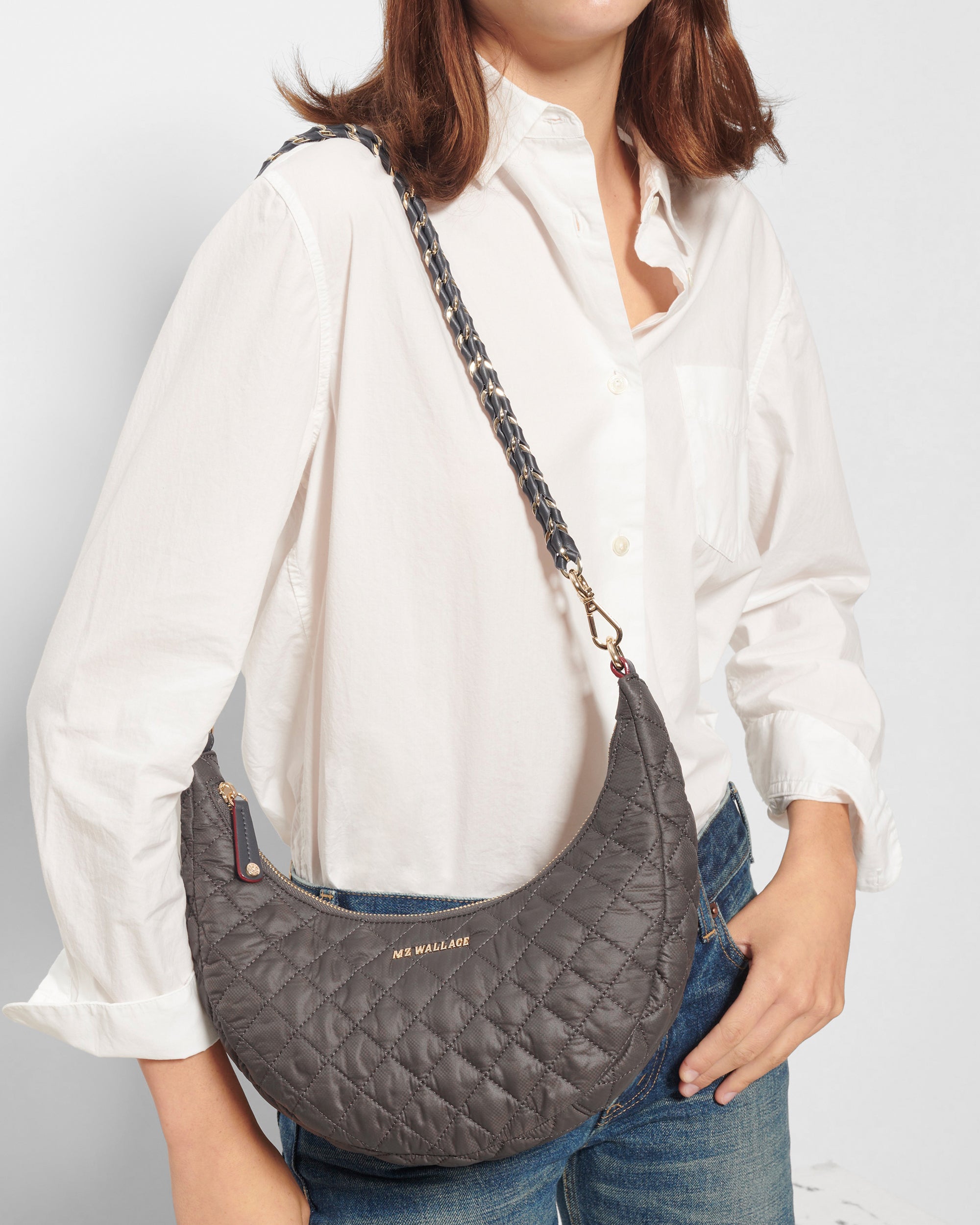 MZ Wallace Quilted Madison Belt Bag Magnet