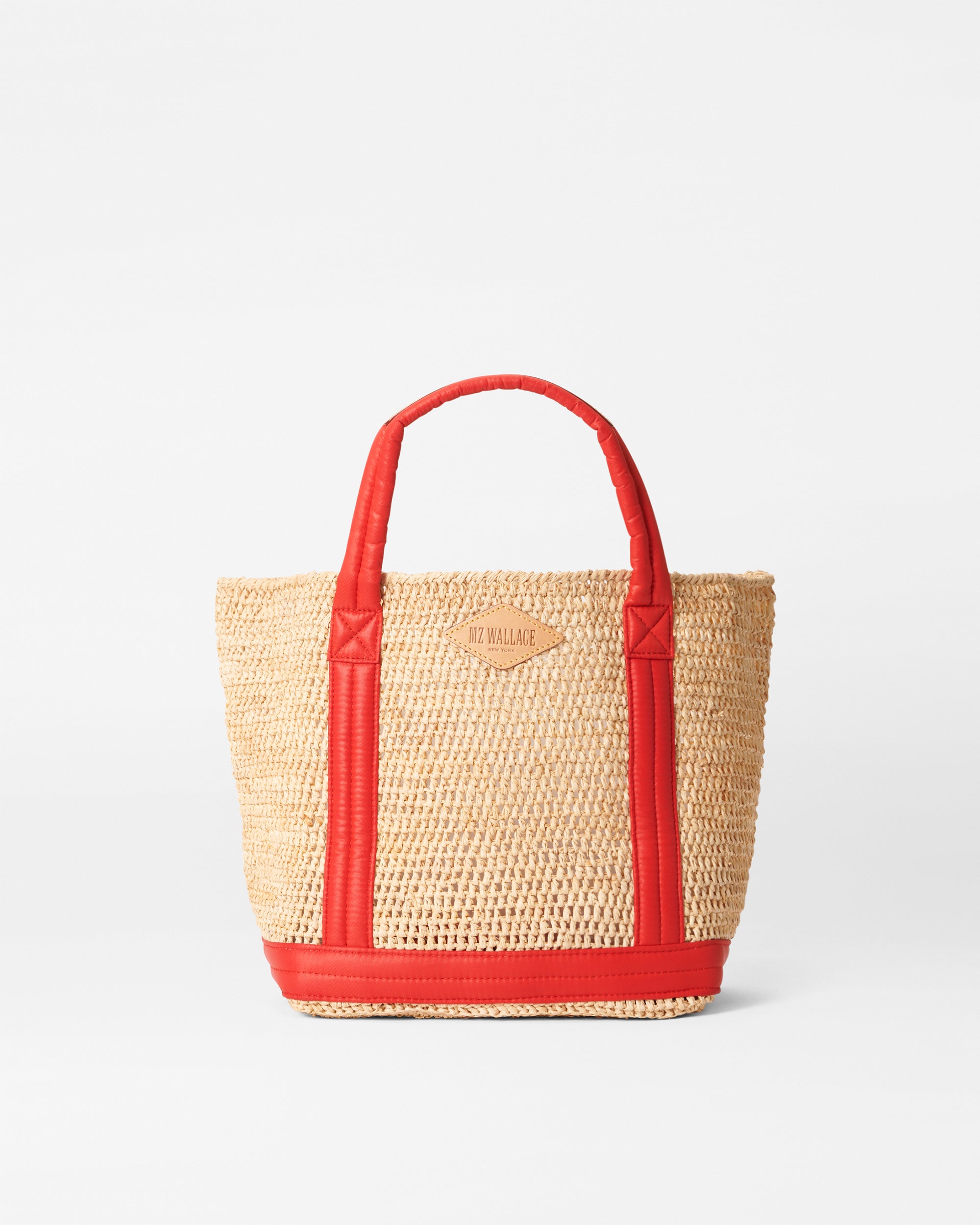 Designer Beach Bag, Tote Bag, red