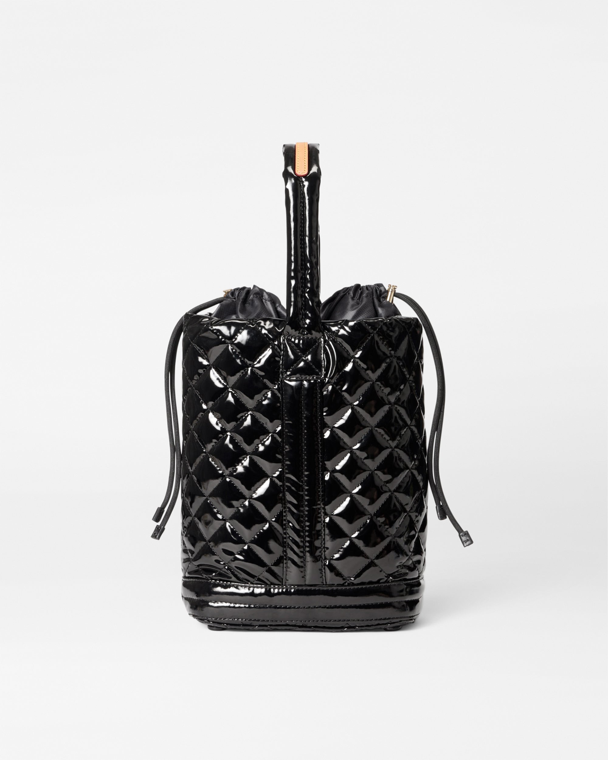 MZ Wallace Black Lacquer Bucket popular Bag