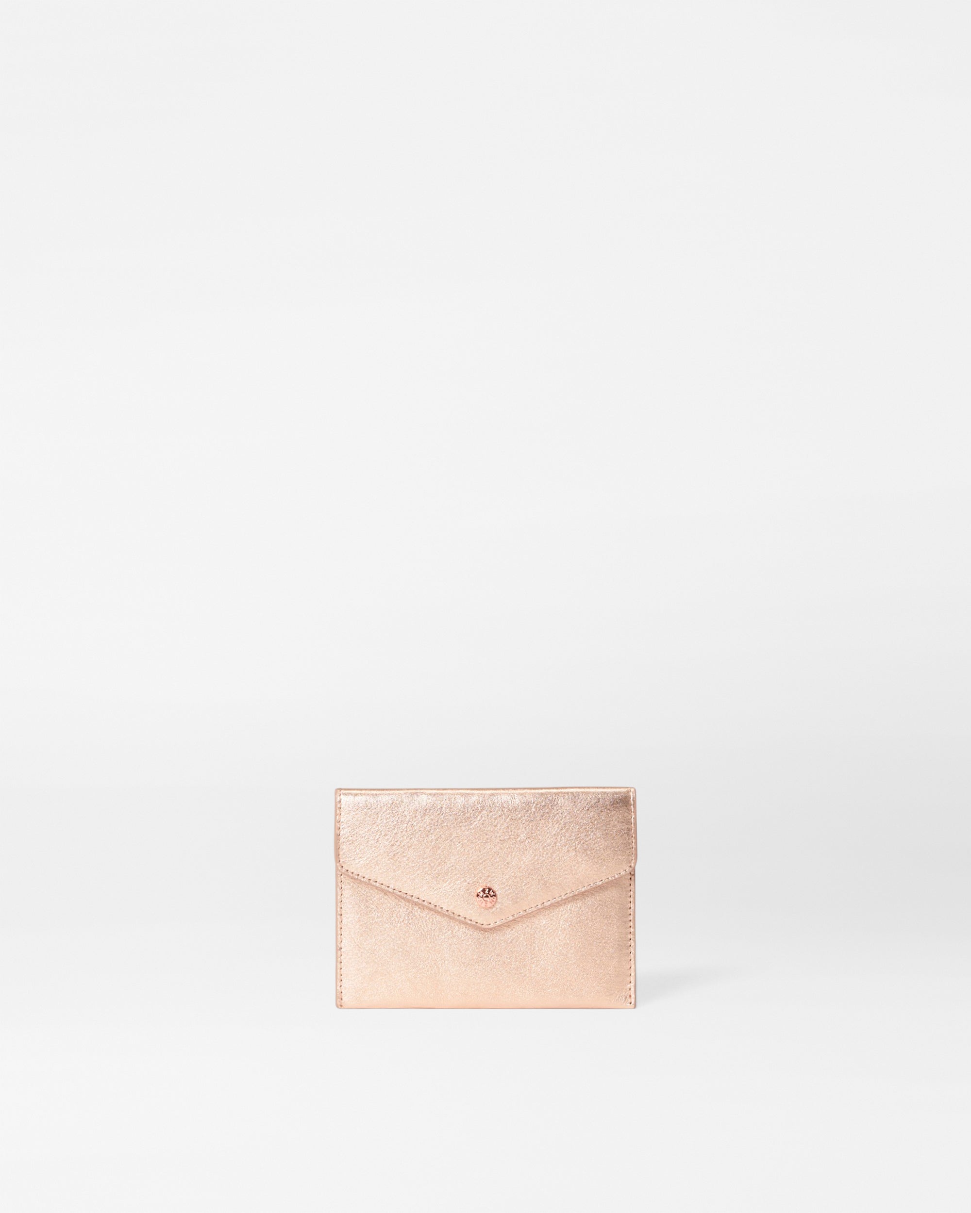 MZ WALLACE - gray textured offers leather wallet