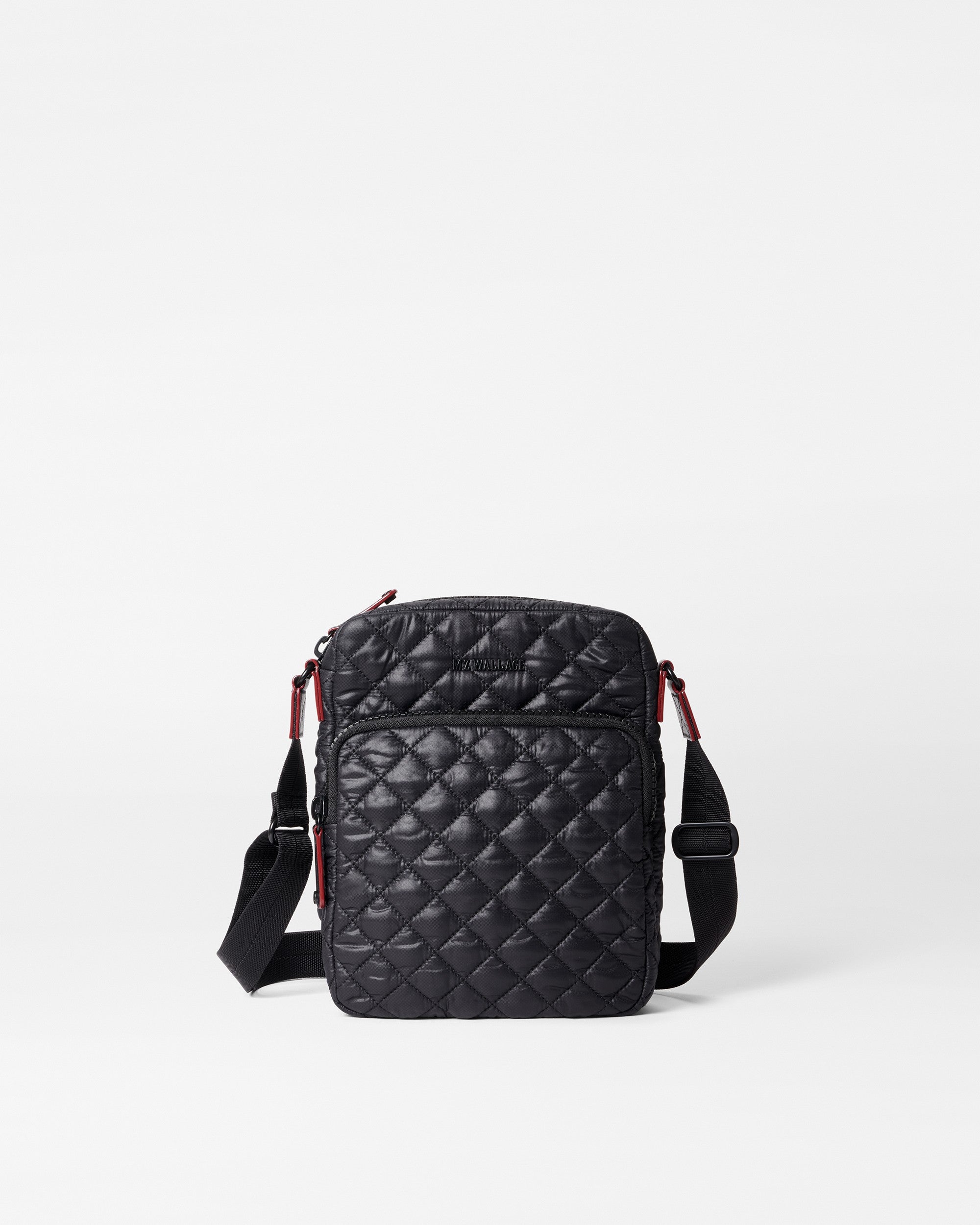 MZ Wallace Quilted Black Metro Belt Bag