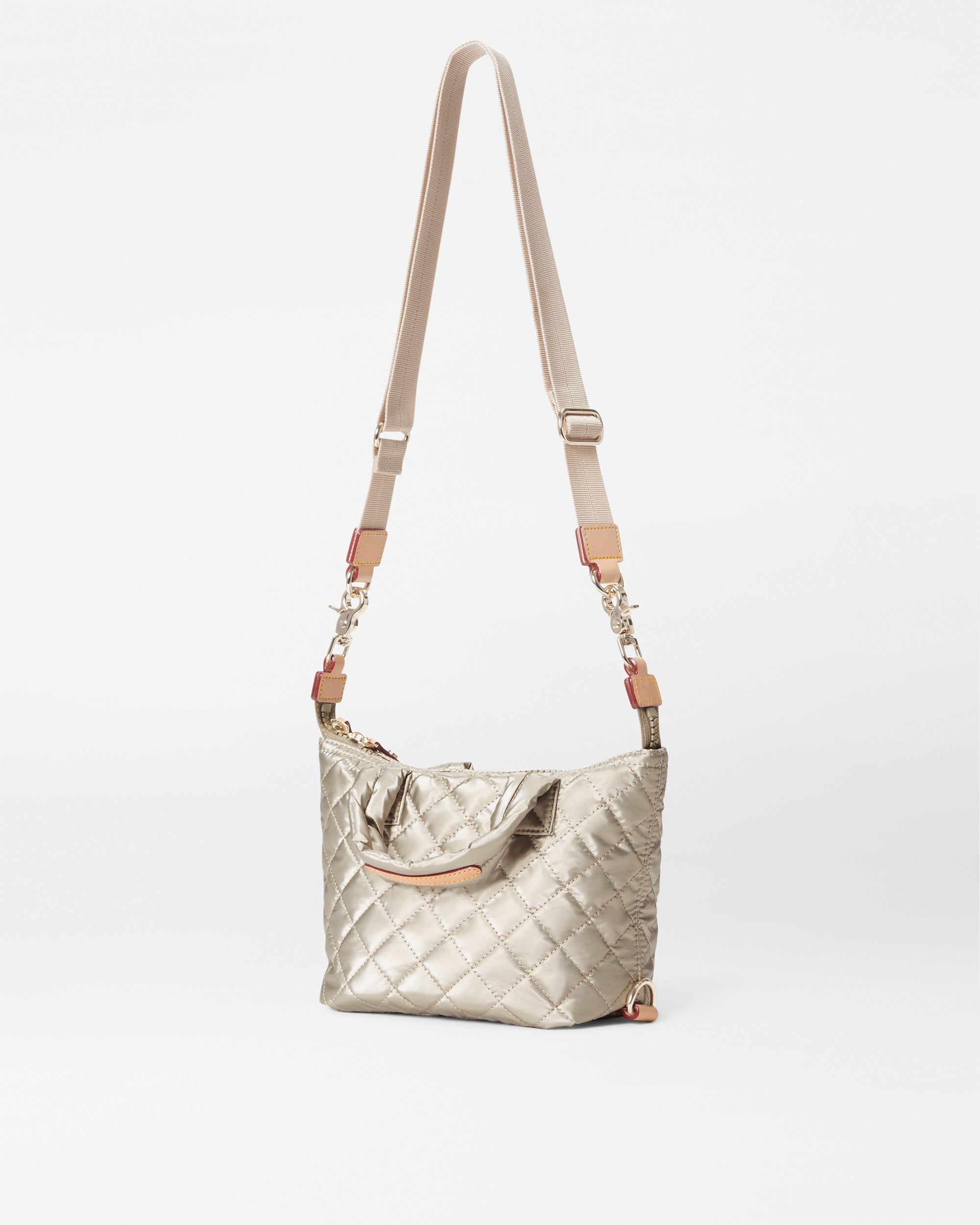 MZ Wallace Metro Crossbody Quartz Pearl