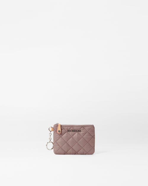 Mauve Flat Metro Key Pouch