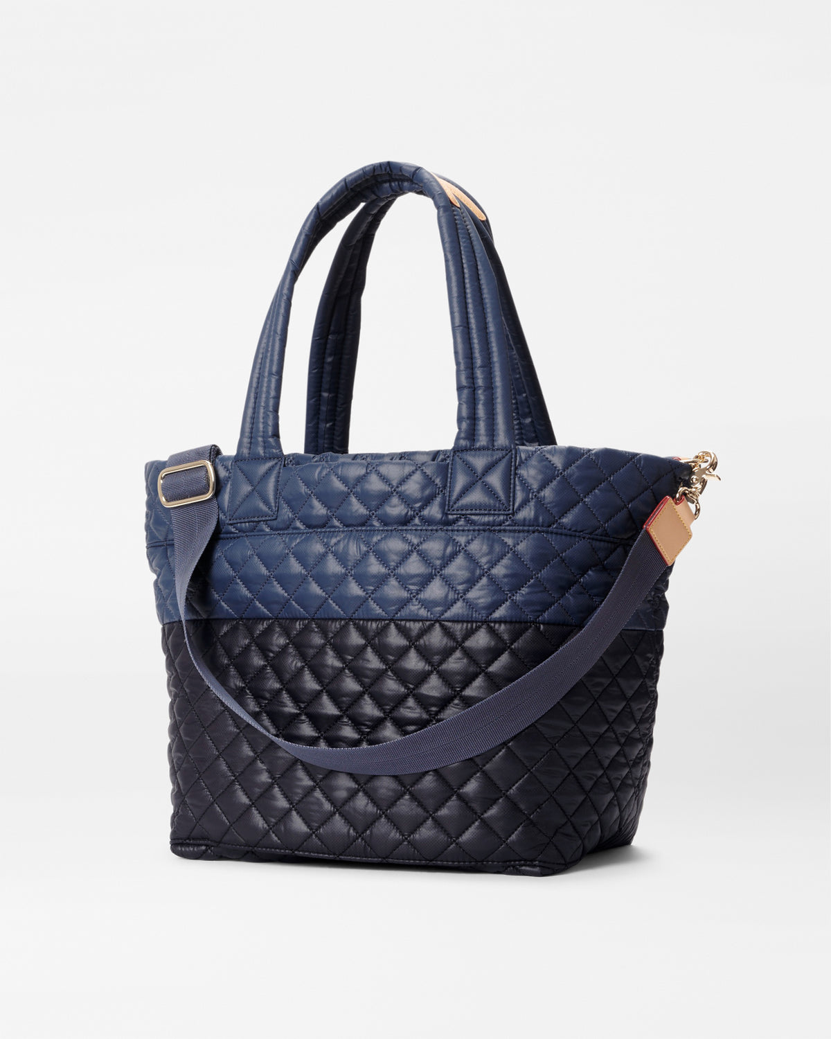 Black/Navy Medium Metro Tote Deluxe