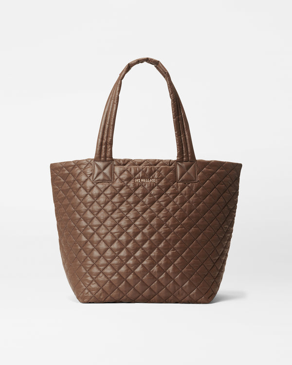 Medium Metro Tote Deluxe-Walnut