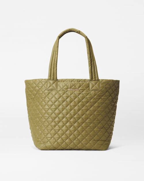 Medium Metro Tote Deluxe-Moss