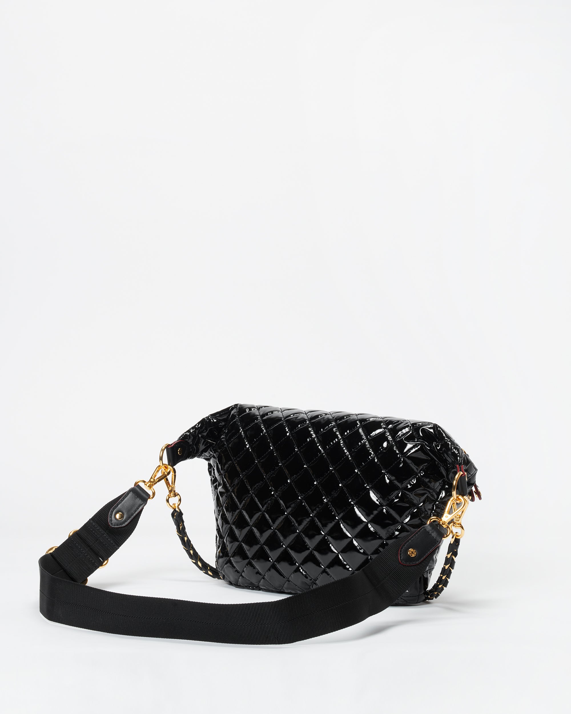 Mz wallace sling discount bag black lacquer