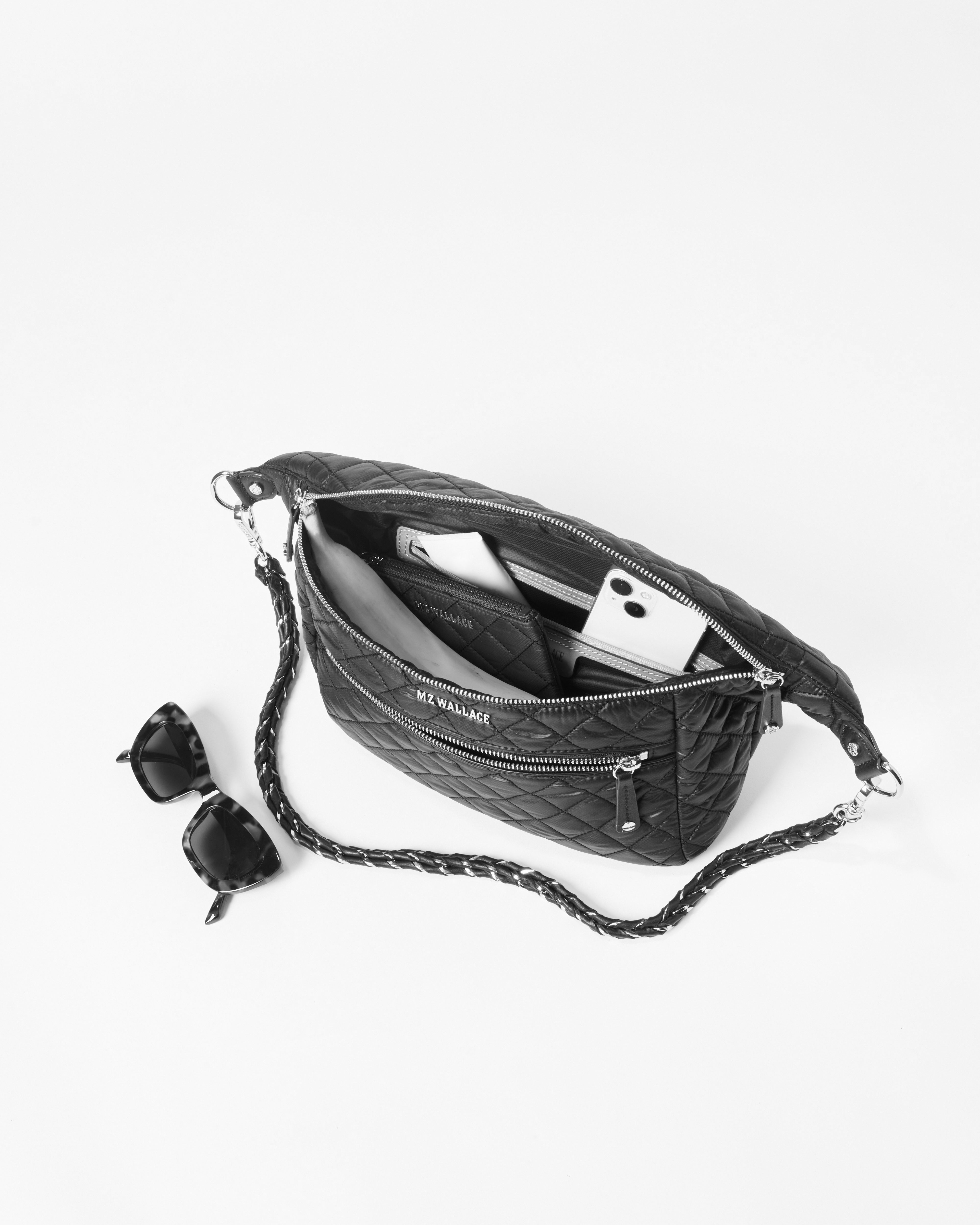 Croco Structured Sling Bag - Maroon – Mumuso