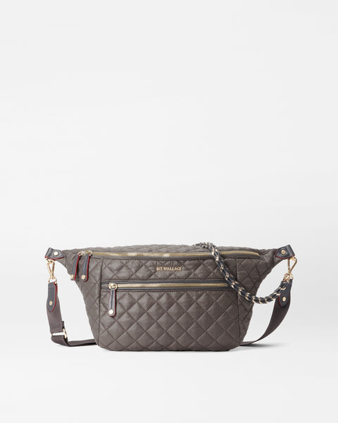 MZ Wallace Quartz Pearl Crosby Crossbody Sling Bag