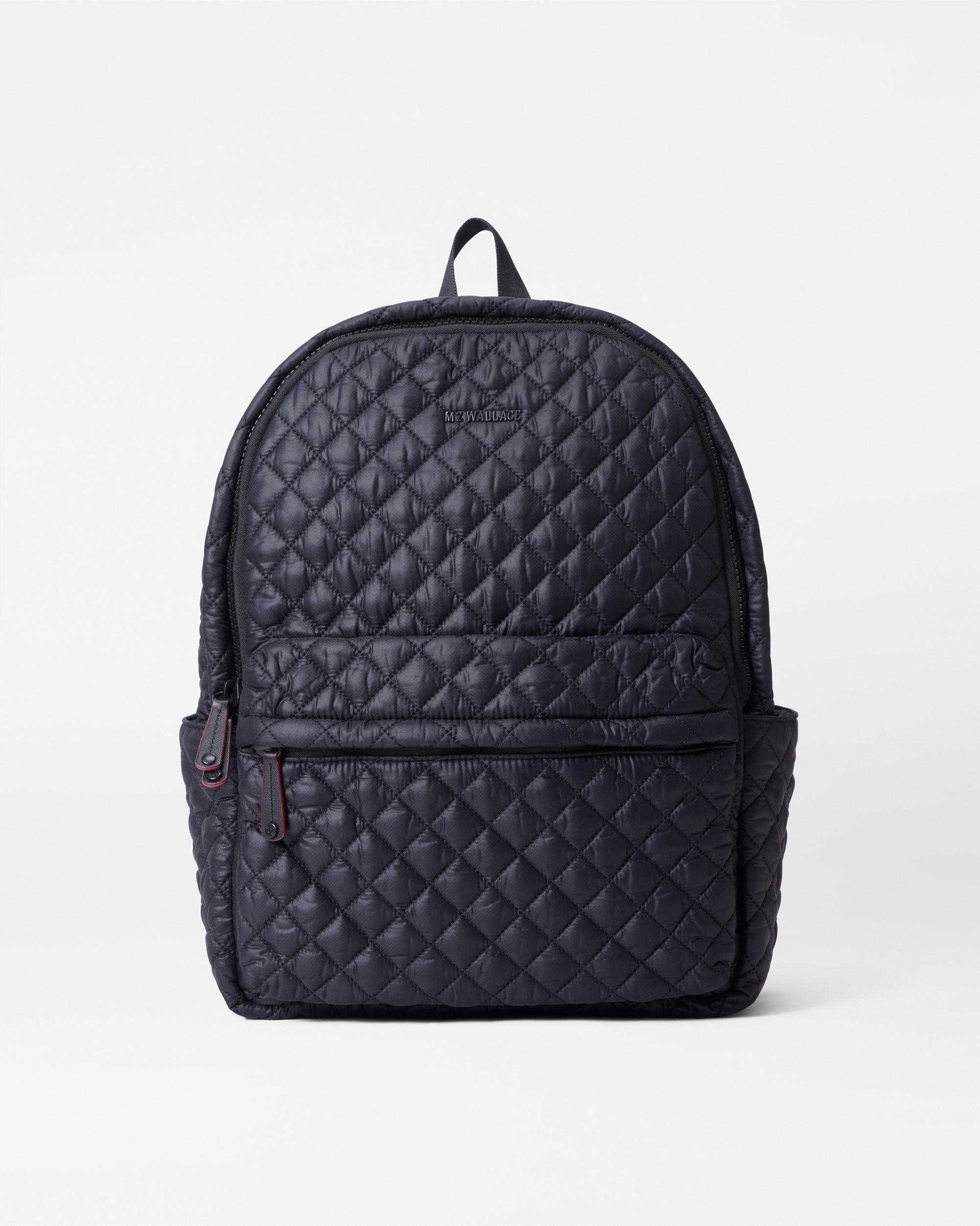 Metro Quilted Backpack Deluxe in Black | MZ Wallace