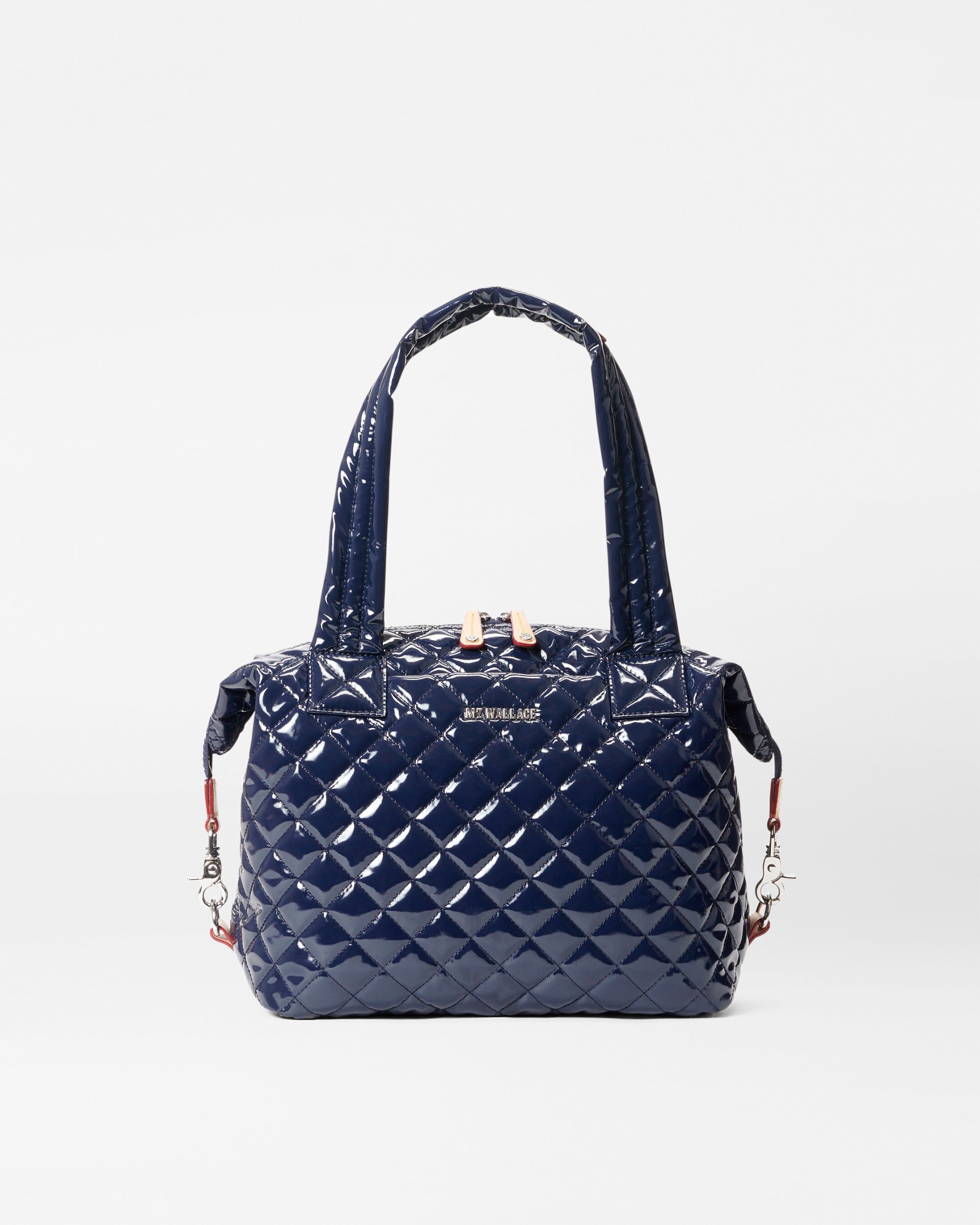 MZ Wallace Medium Sutton Deluxe Tote Navy Lacquer