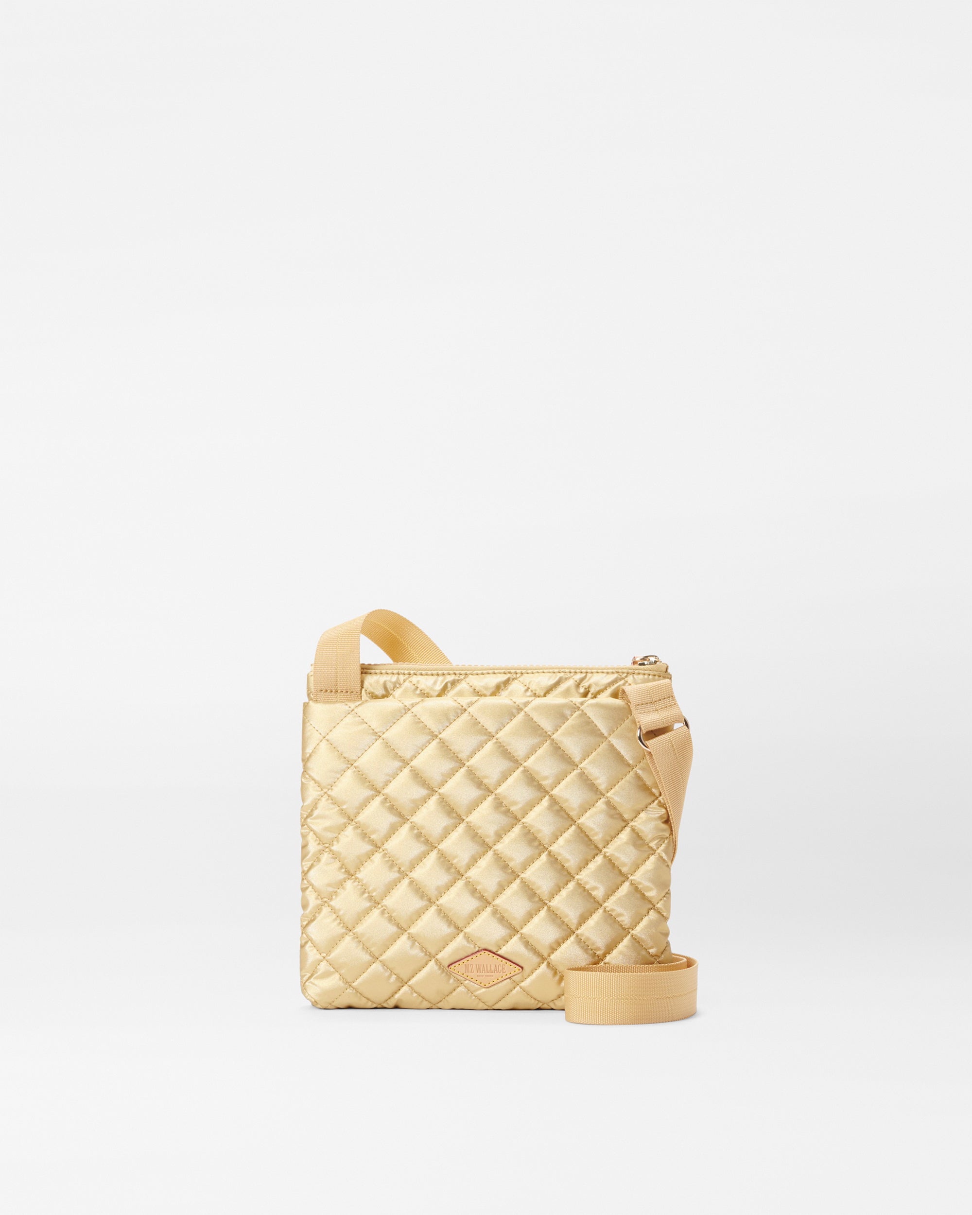 MZ Wallace Metro store Belt Bag in Pearl Metallic