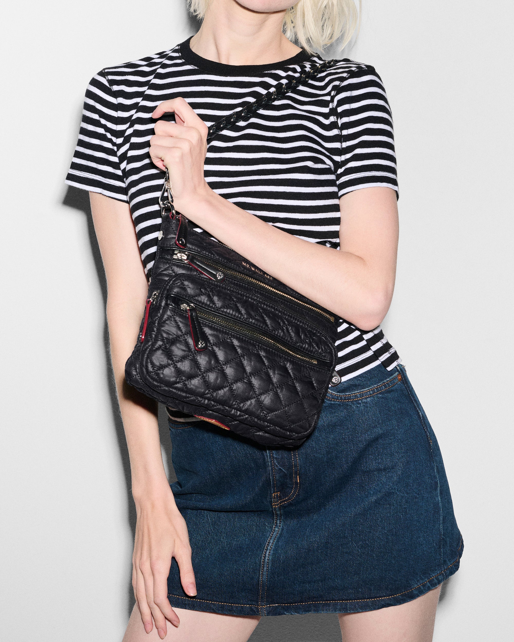 Black Downtown Crosby Crossbody