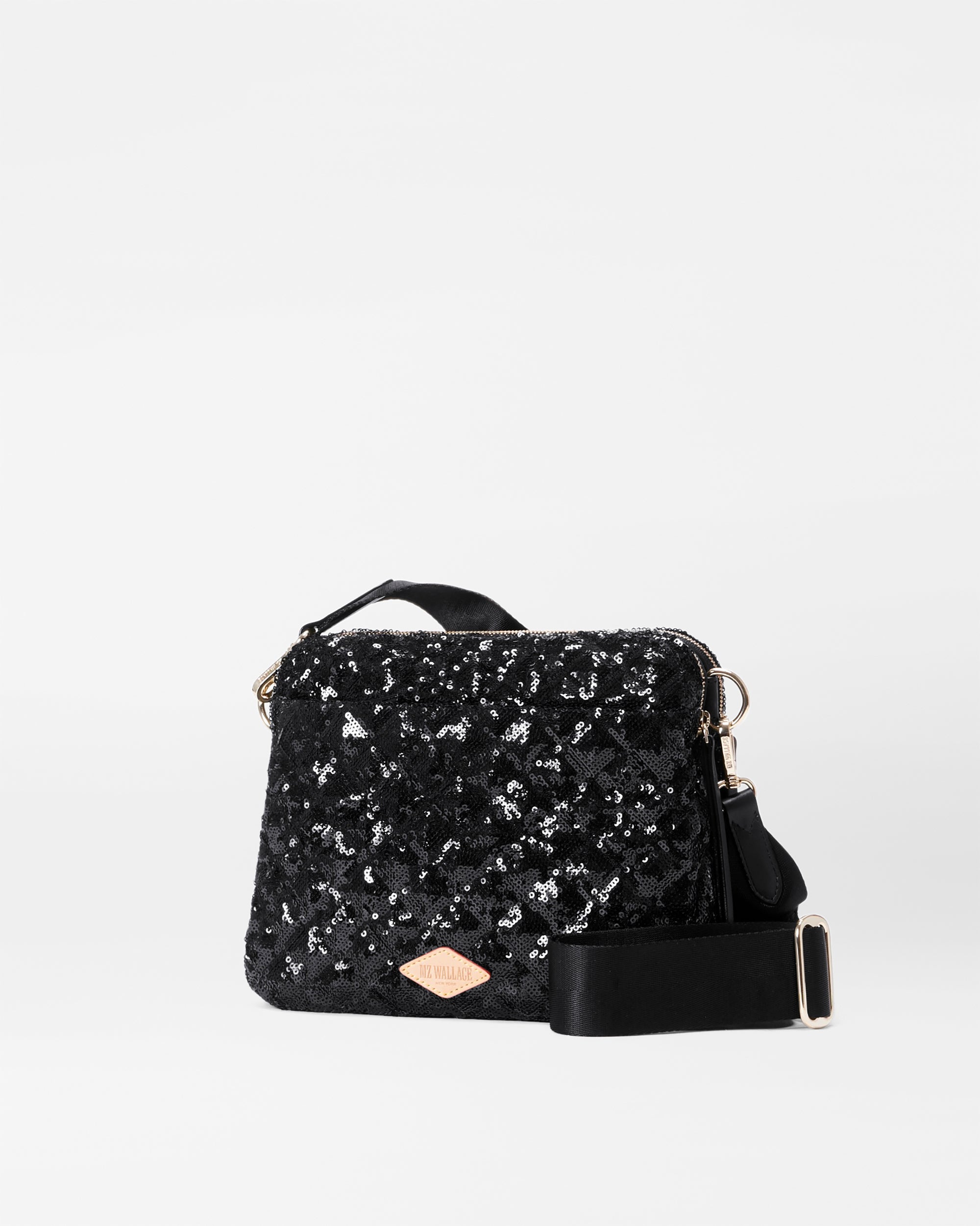 MZ Wallace Black Quilted Madison Crossbody