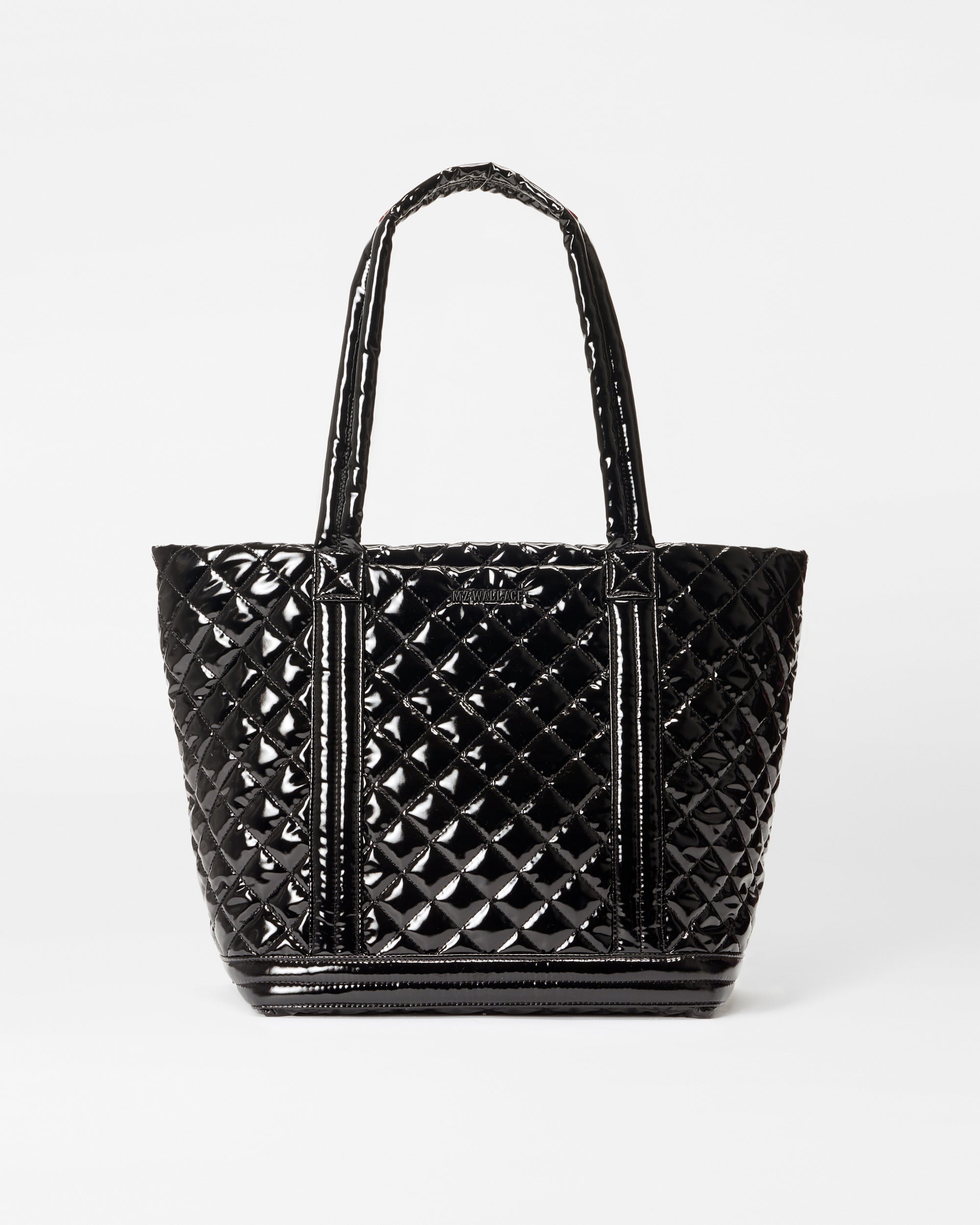 Black Lacquer Medium Empire Tote