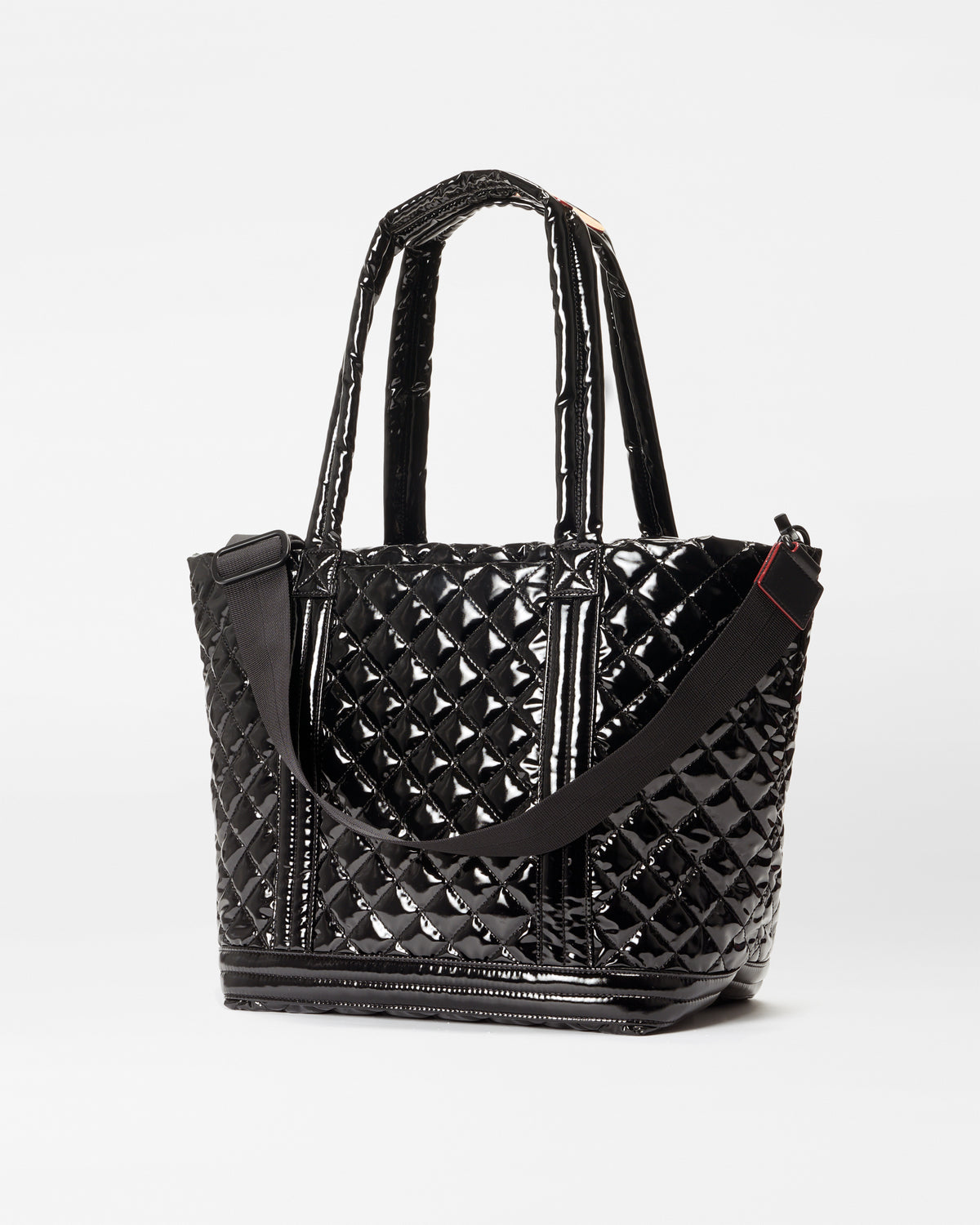 Black Lacquer Medium Empire Tote