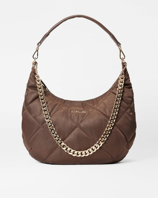 Madison Shoulder Bag II-Walnut