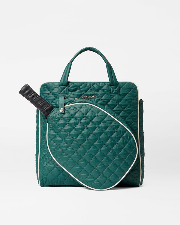 Emerald/Ecru Pickleball Tote