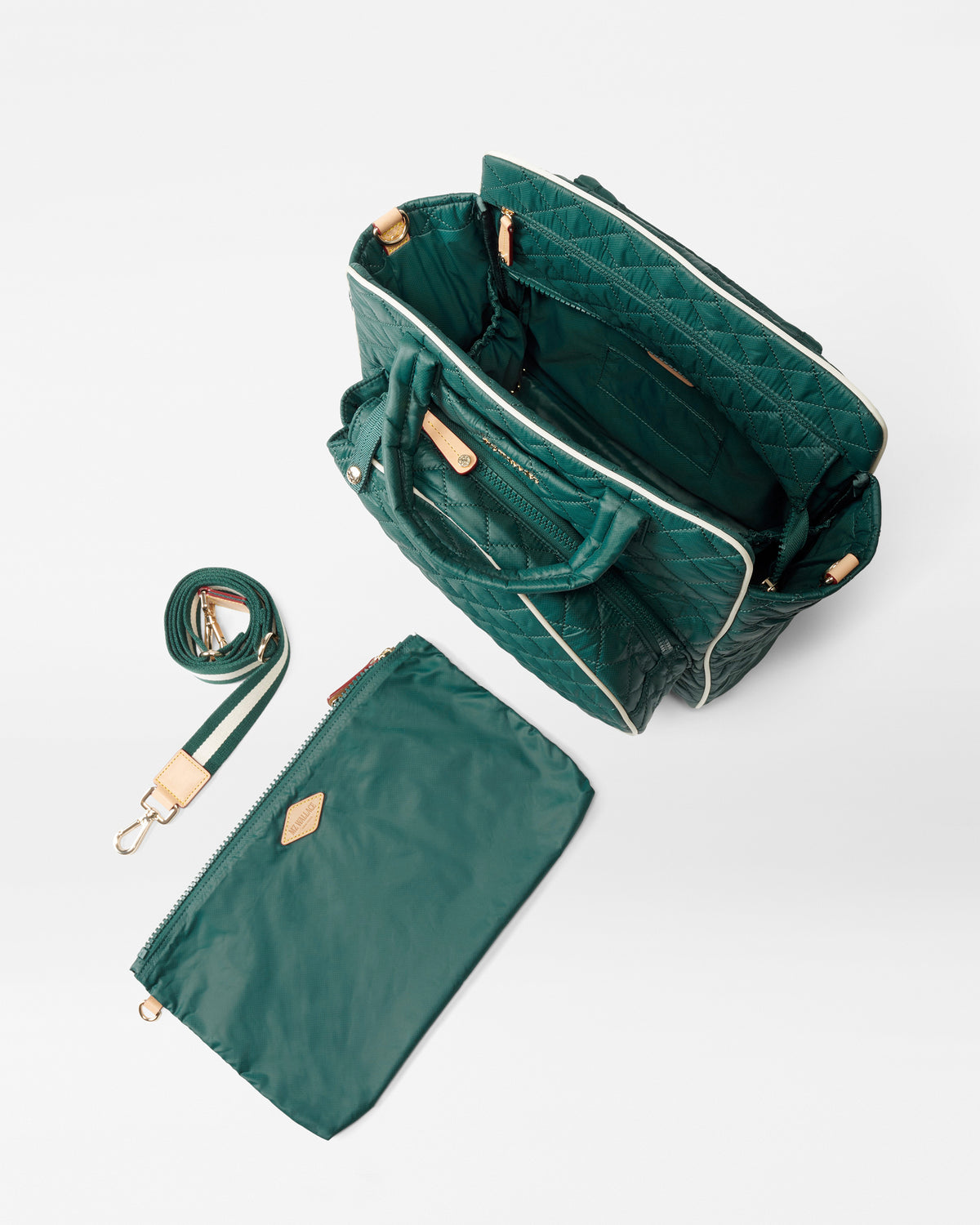 Emerald/Ecru Pickleball Tote