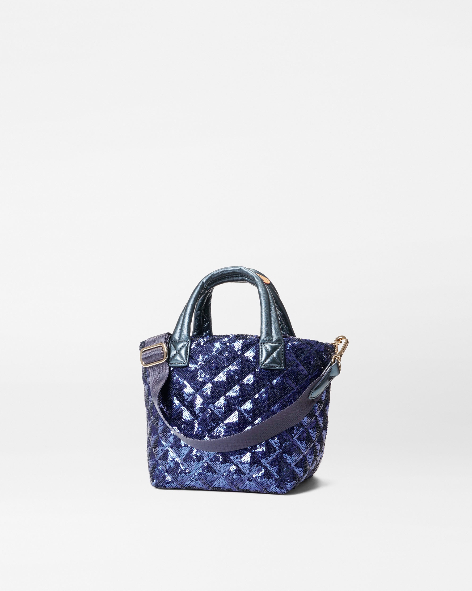 MZ Wallace Tiny Metro shops Tote Dark Blue Camo