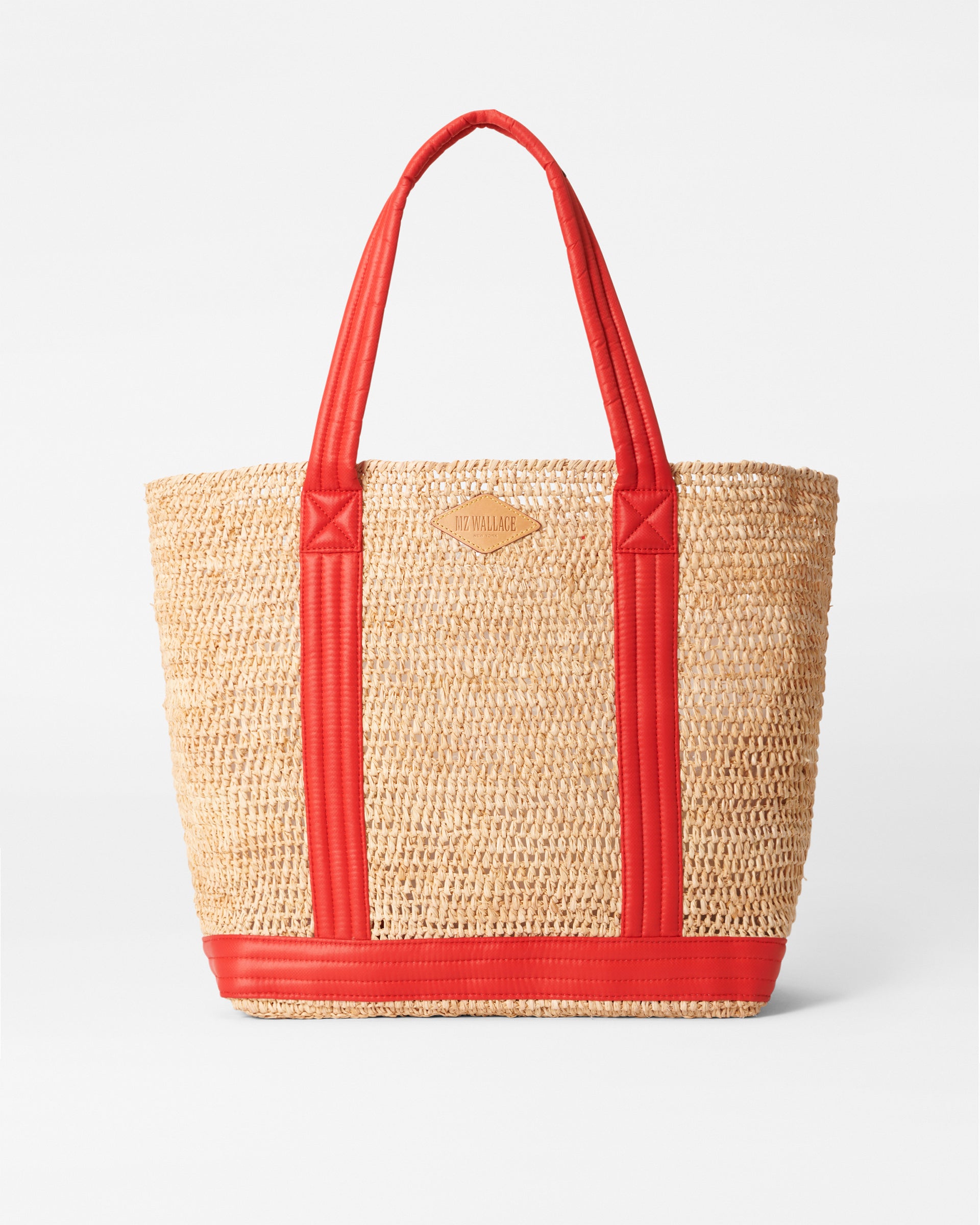 Large Raffia Pearl Resort Tote Bag