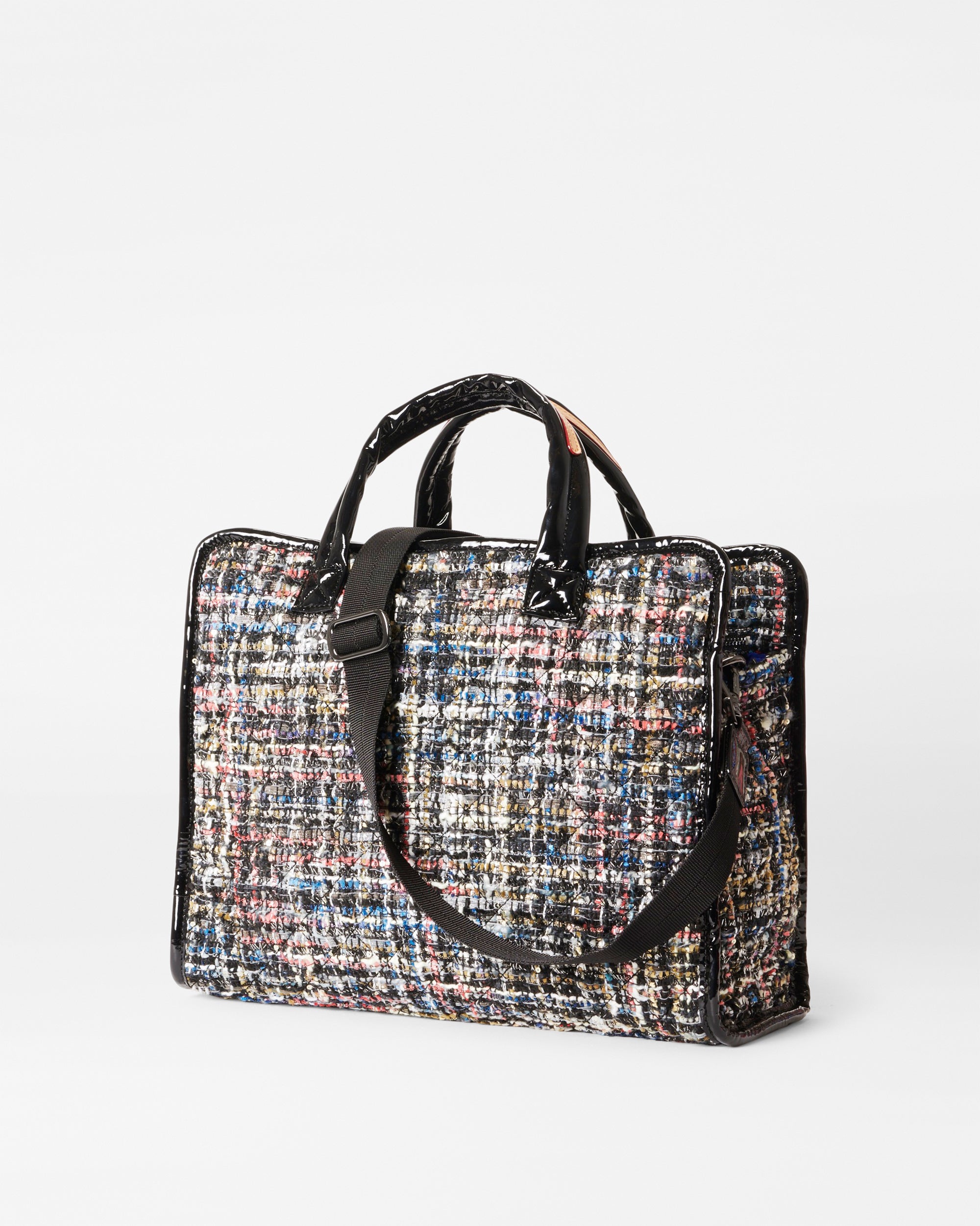 Midnight Sparkle Boucle Medium Metro Box Tote