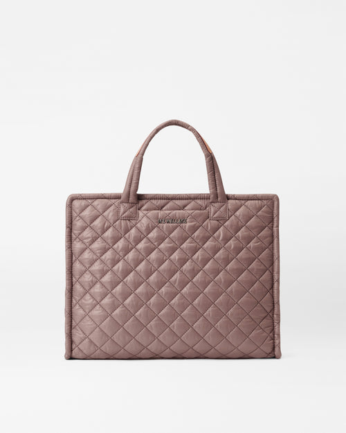 Medium Box Tote-Mauve