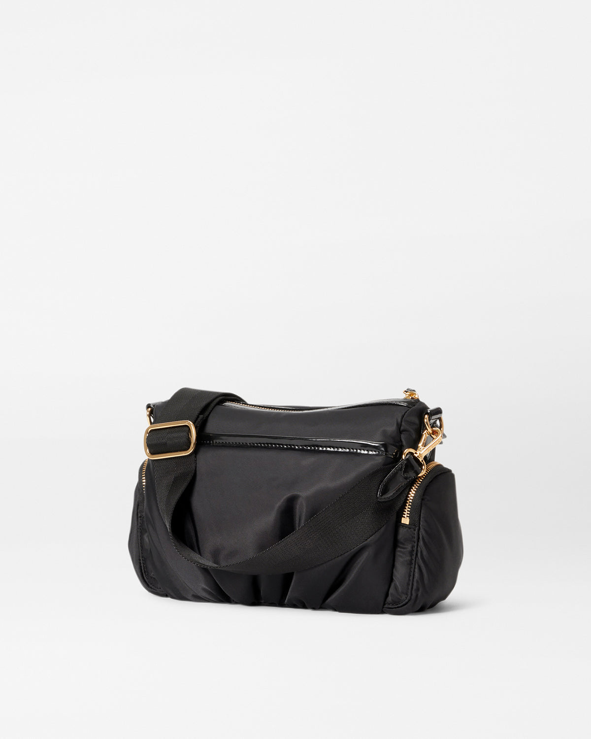 Small Chelsea Nylon Crossbody Bag in Black | MZ Wallace