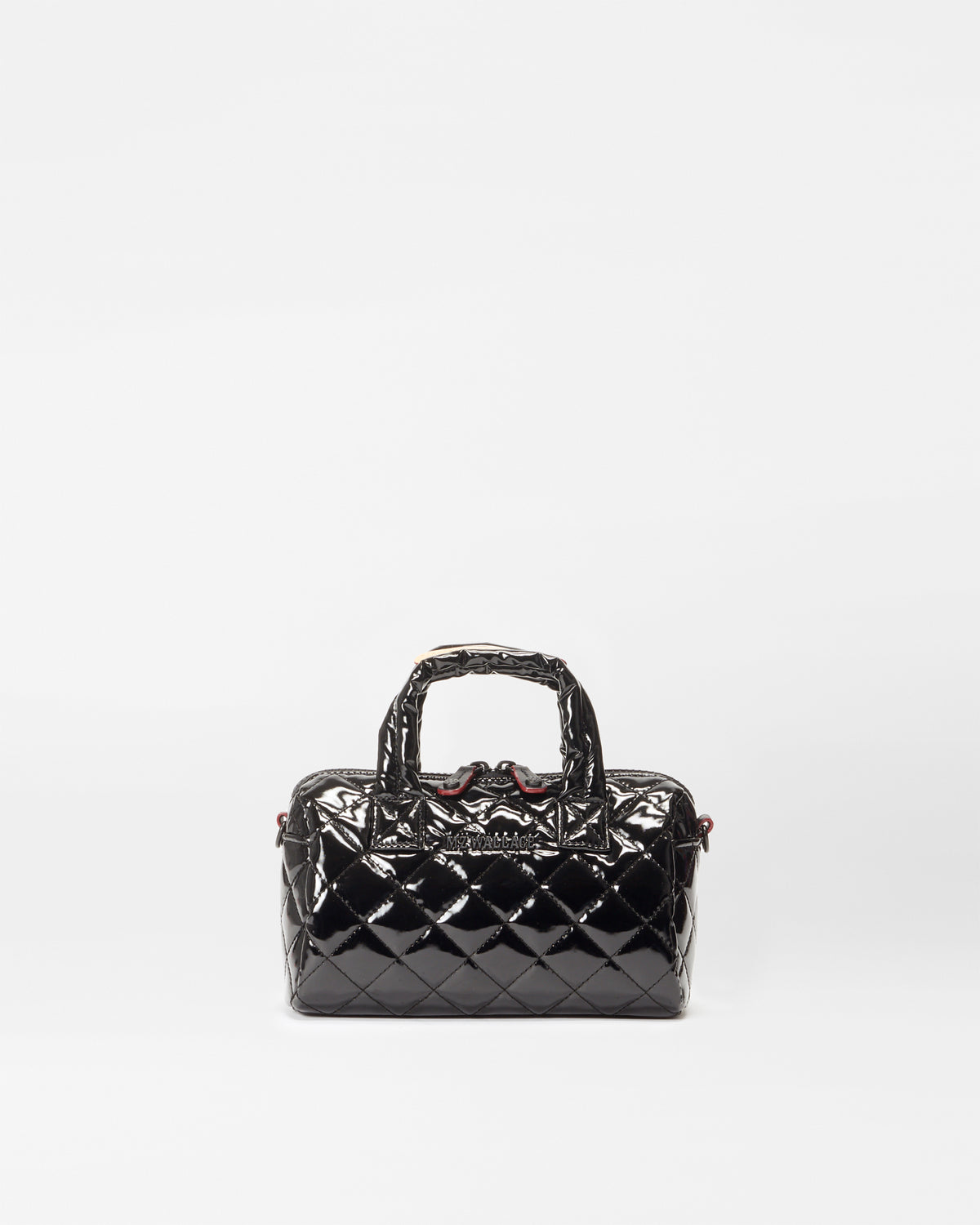 Black Lacquer Mini Satchel