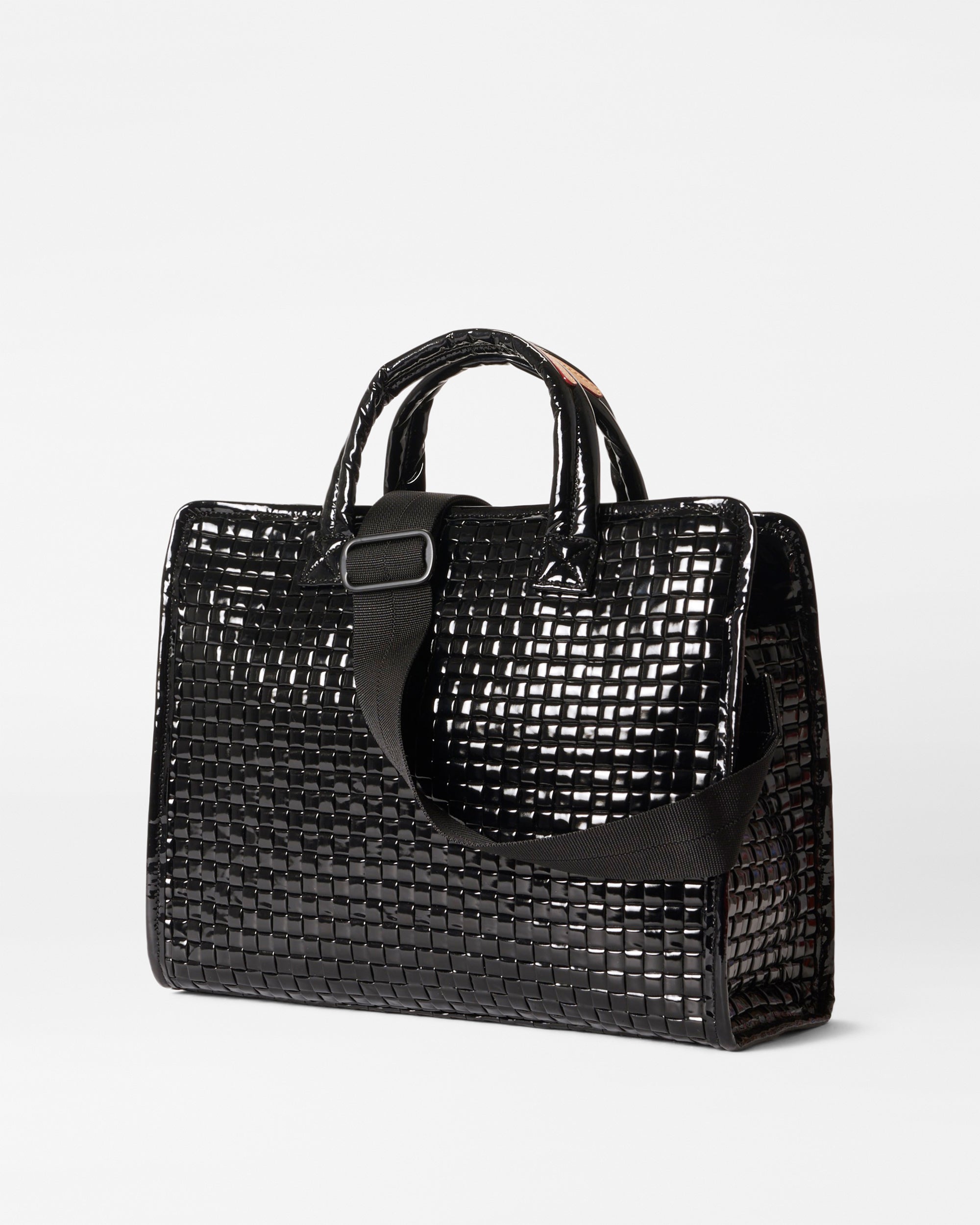 Mz wallace 2025 black lacquer tote