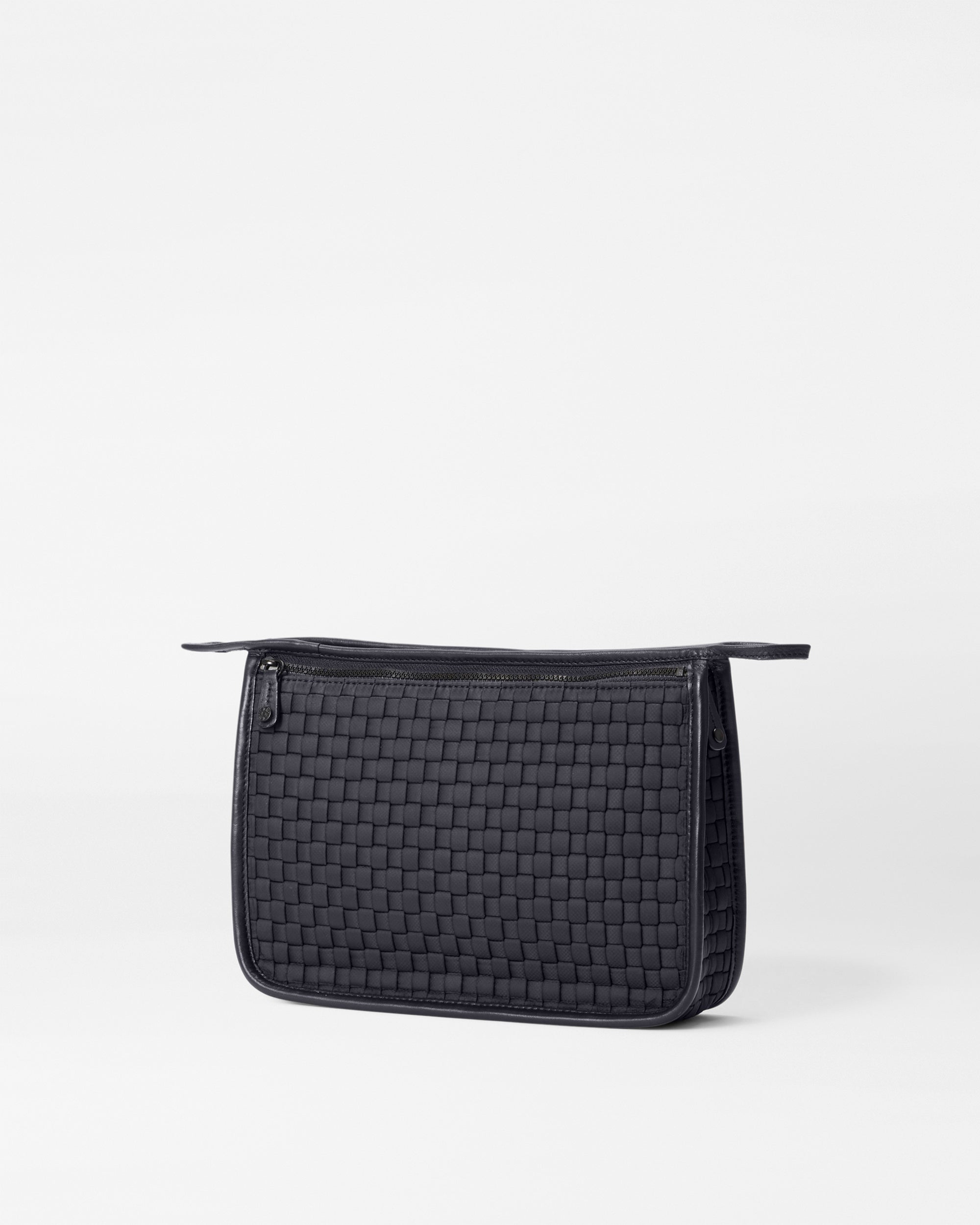 Black 2025 woven clutch