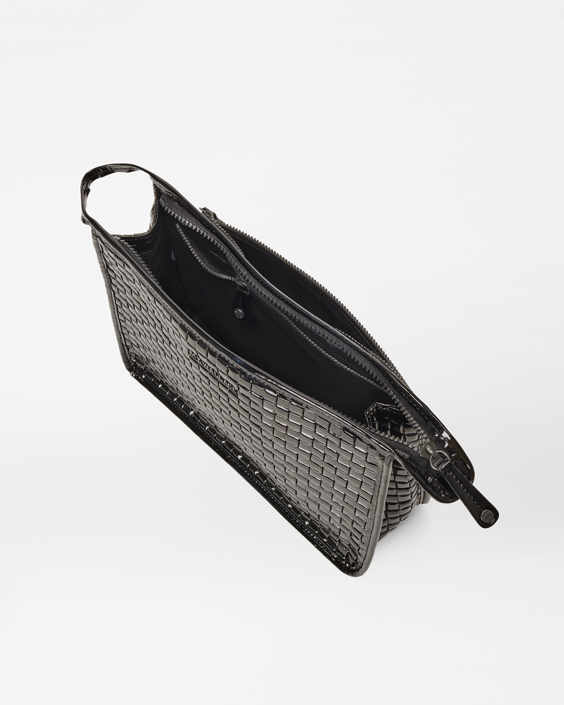 Woven Clutch-Black Lacquer - 4