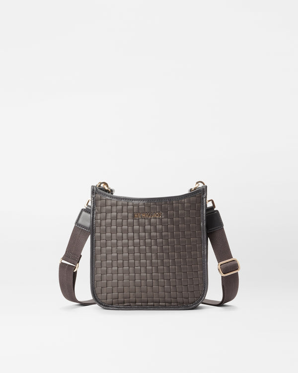 Small Woven Box Crossbody-Magnet