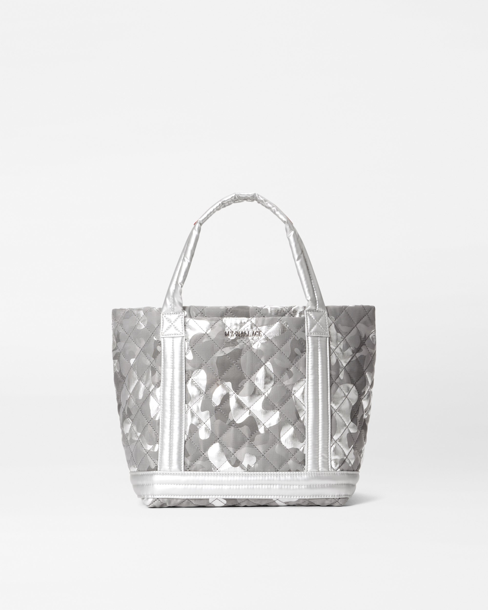 Matte Silver/Silver Metallic Camo  Small Empire Tote