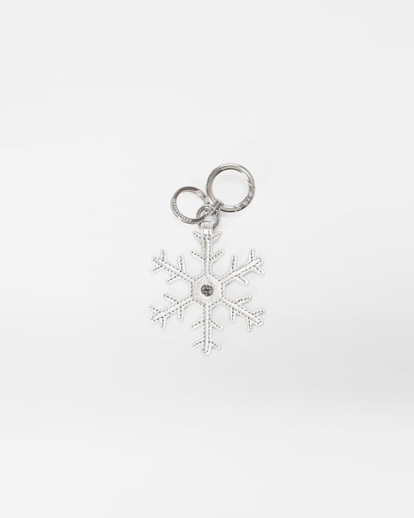 Snowflake Key Charm-Silver Candy