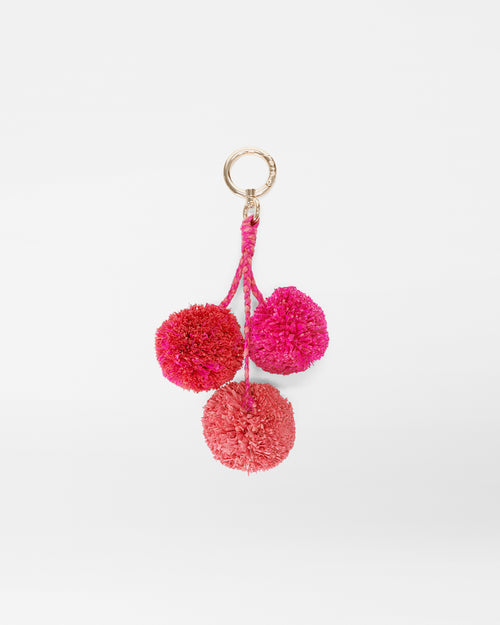 Multi Raffia Pom Poms