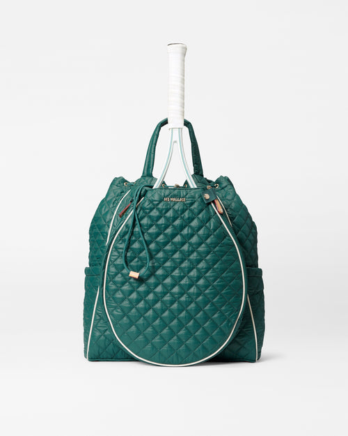 Emerald/Ecru Doubles Tennis Convertible Backpack