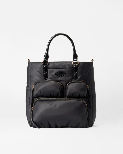 Black Small Chelsea Top Handle Tote