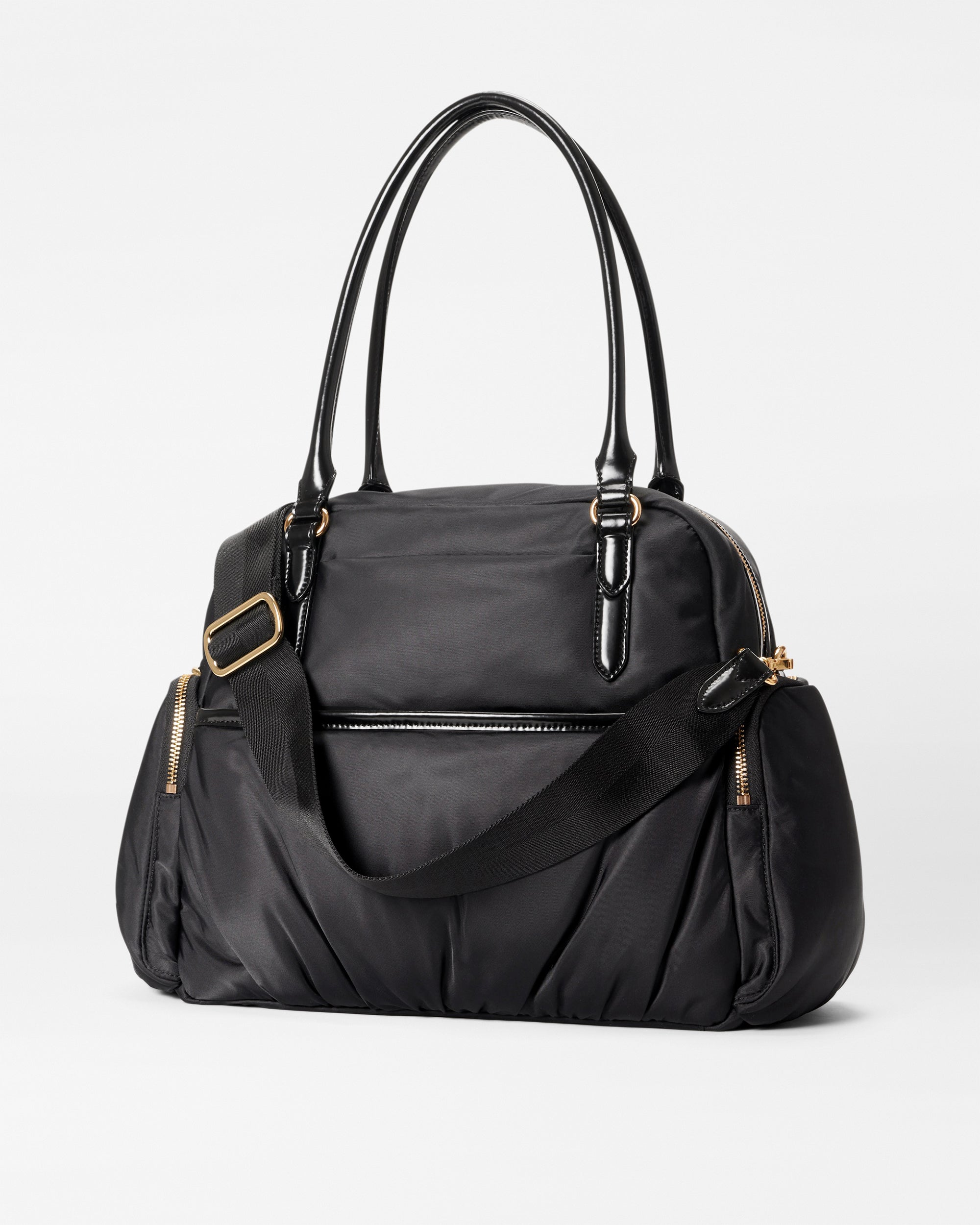 Chelsea Everday Nylon Shoulder Bag in Black | MZ Wallace