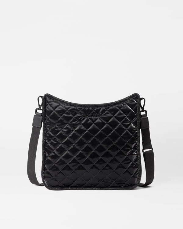 Box Crossbody-Black Liquid