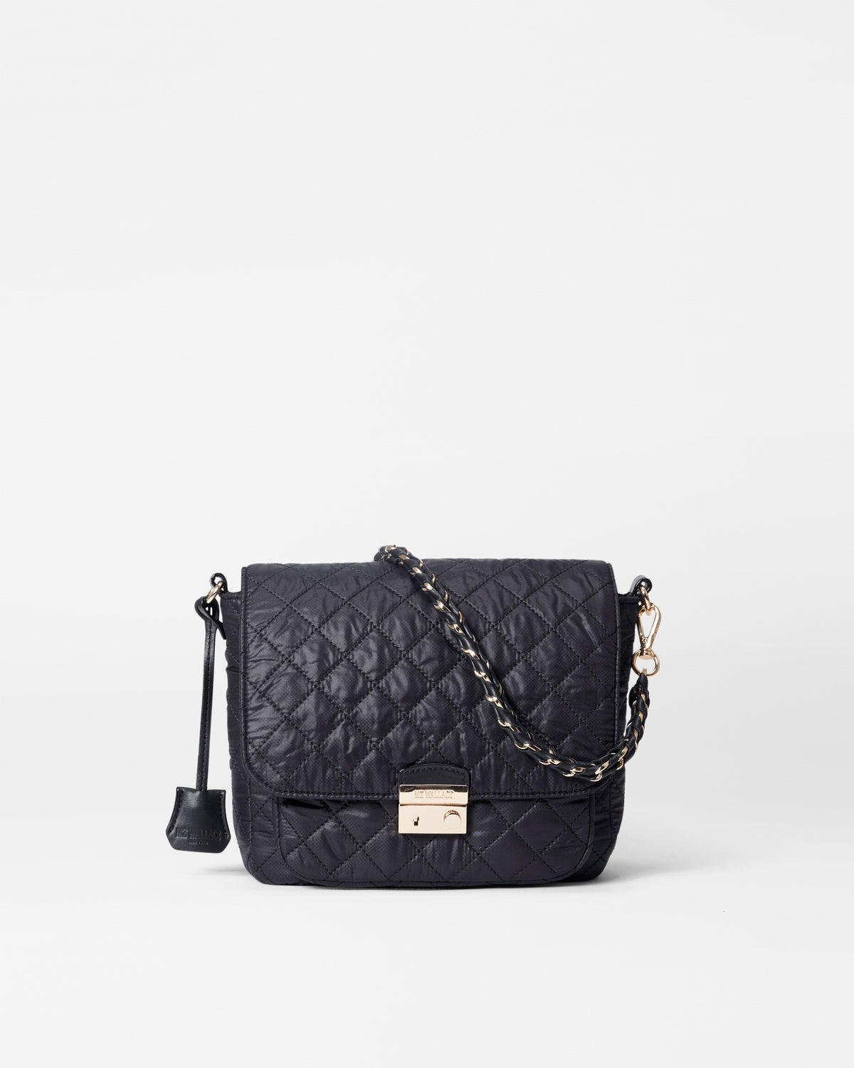 Black Medium Crosby Lock Crossbody