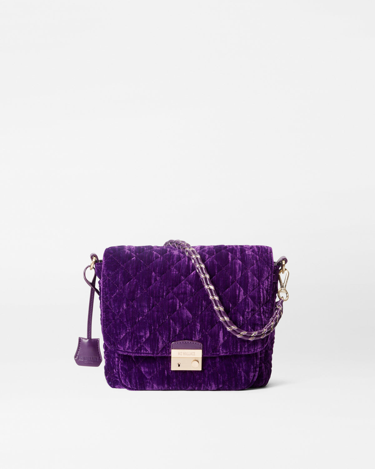 Velvet Amethyst Medium Crosby Lock Crossbody