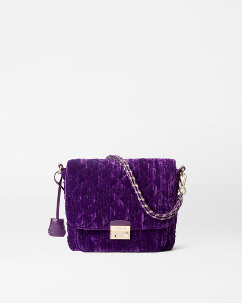 Velvet Amethyst Medium Crosby Lock Crossbody