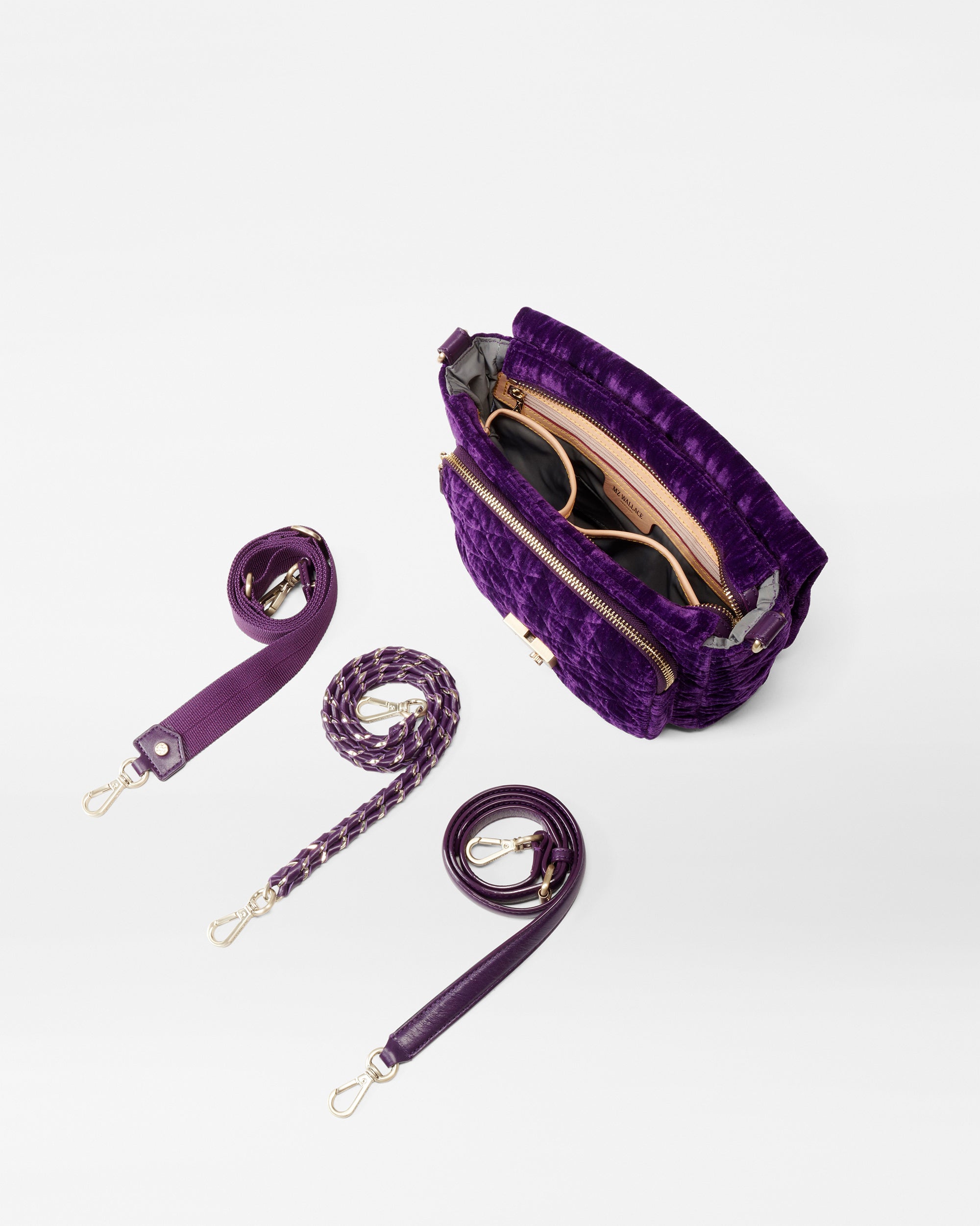 Velvet Amethyst Medium Crosby Lock Crossbody