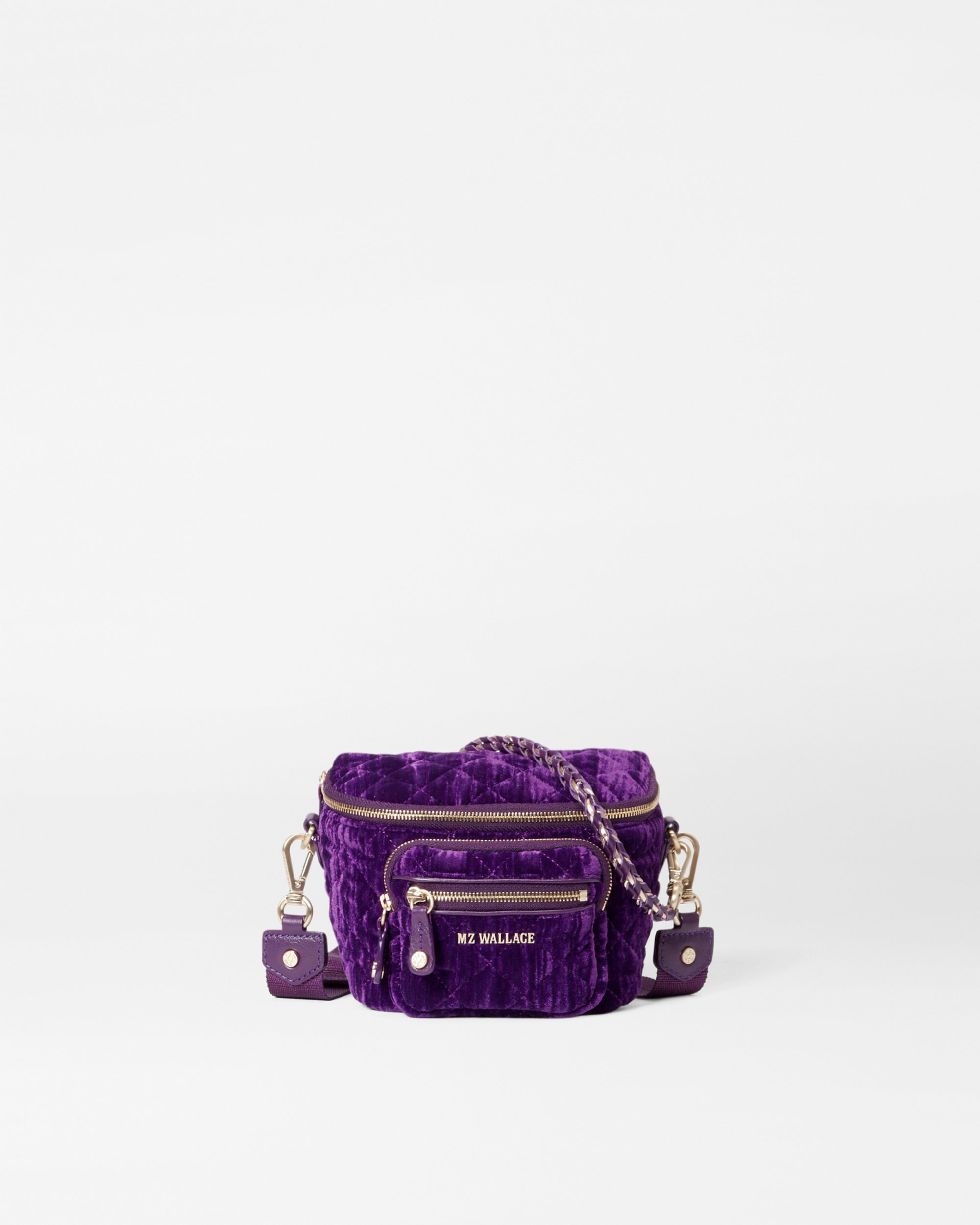 Micro Crosby Sling-Velvet Amethyst - 1